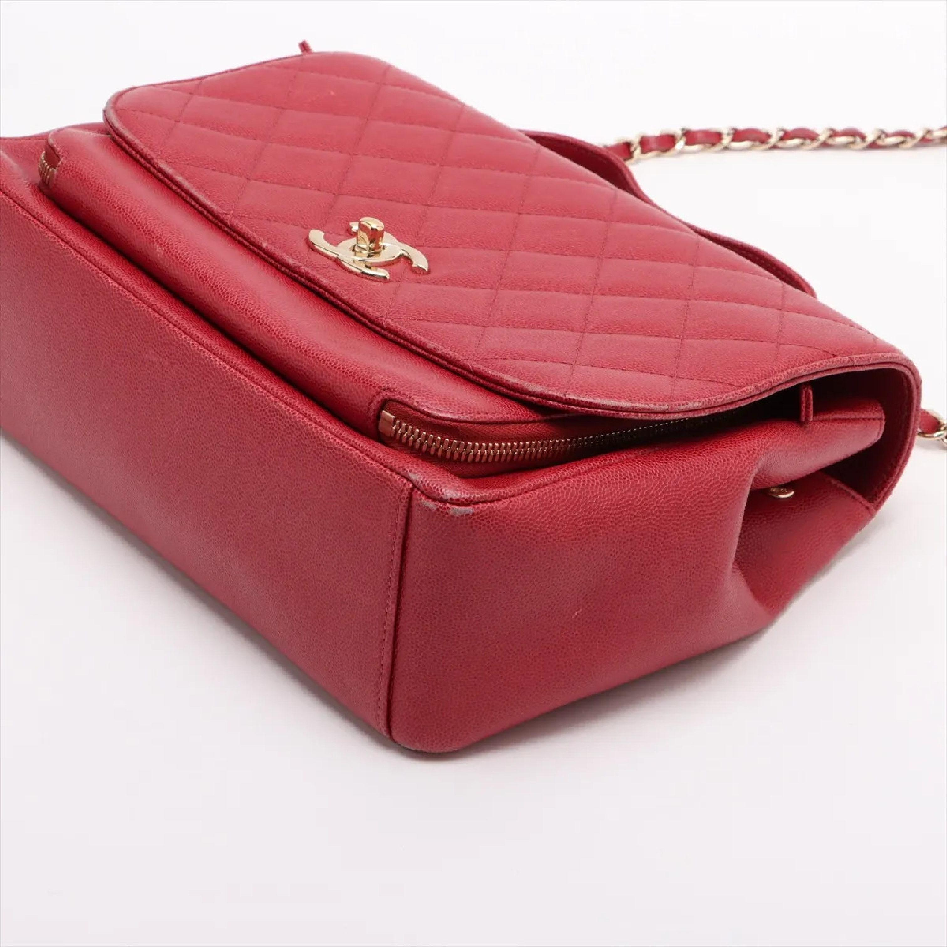 Business Affinity Medium Caviar Skin Shoulder Bag (Serial No. 23) — view 3