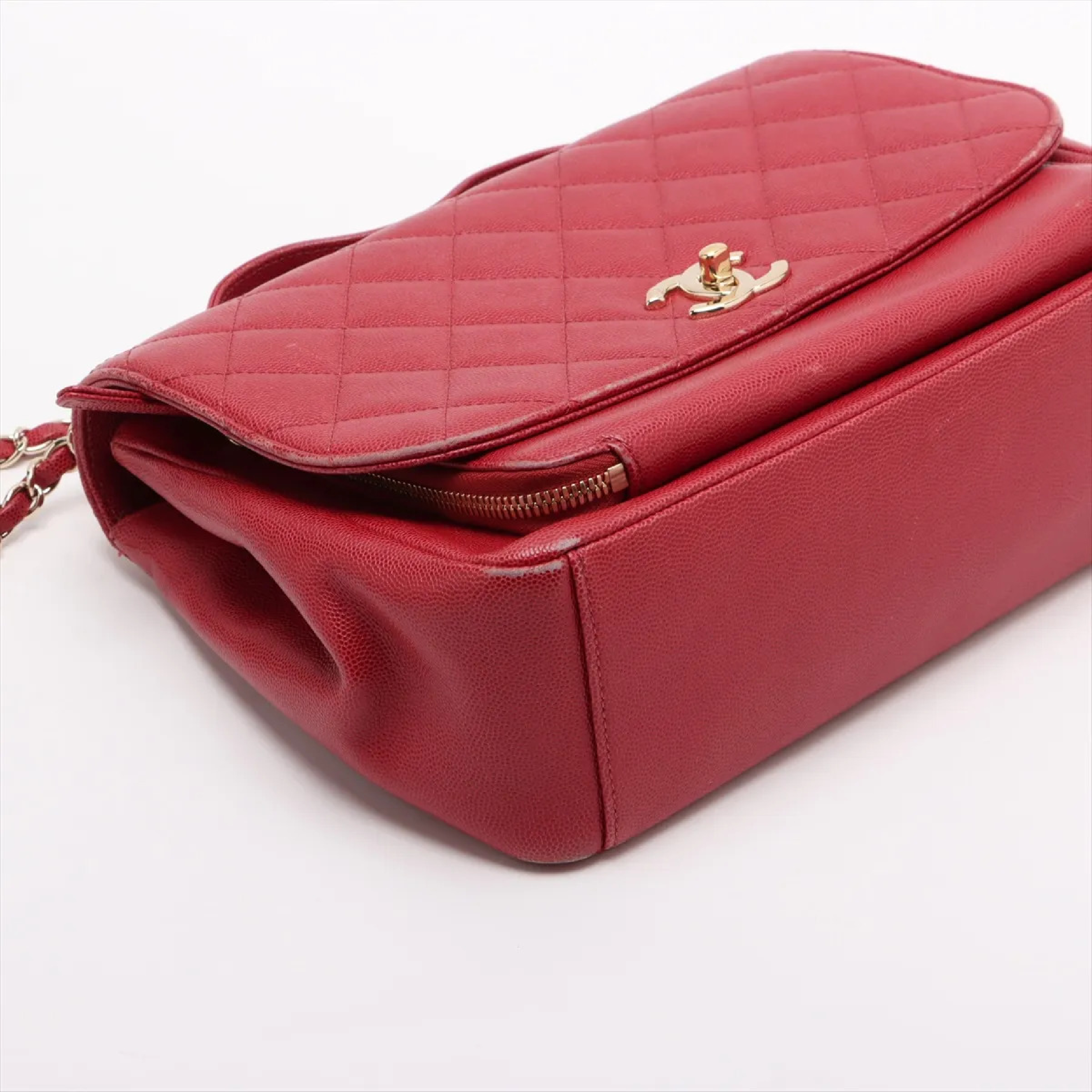 Business Affinity Medium Caviar Skin Shoulder Bag (Serial No. 23) — view 4