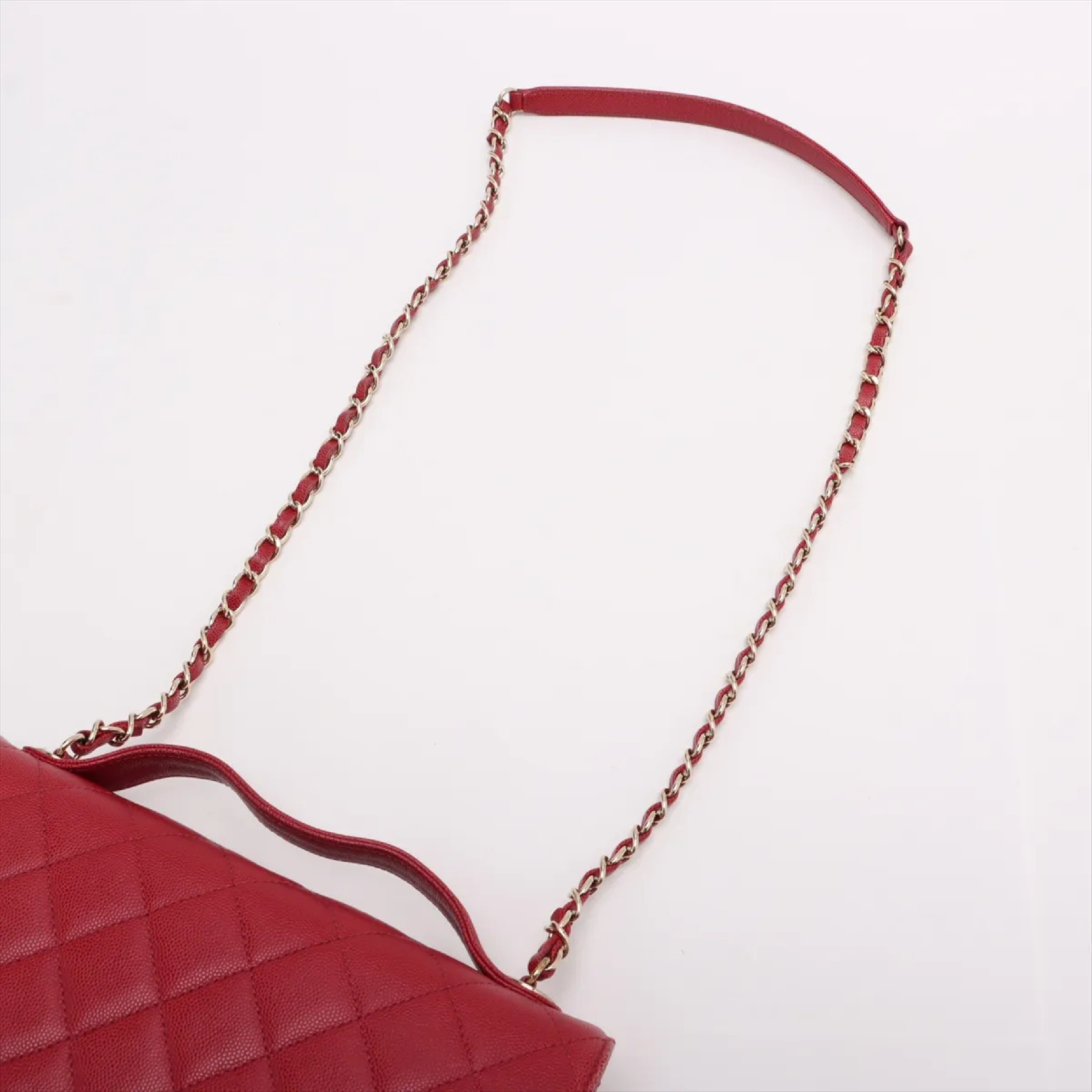 Business Affinity Medium Caviar Skin Shoulder Bag (Serial No. 23) — view 5