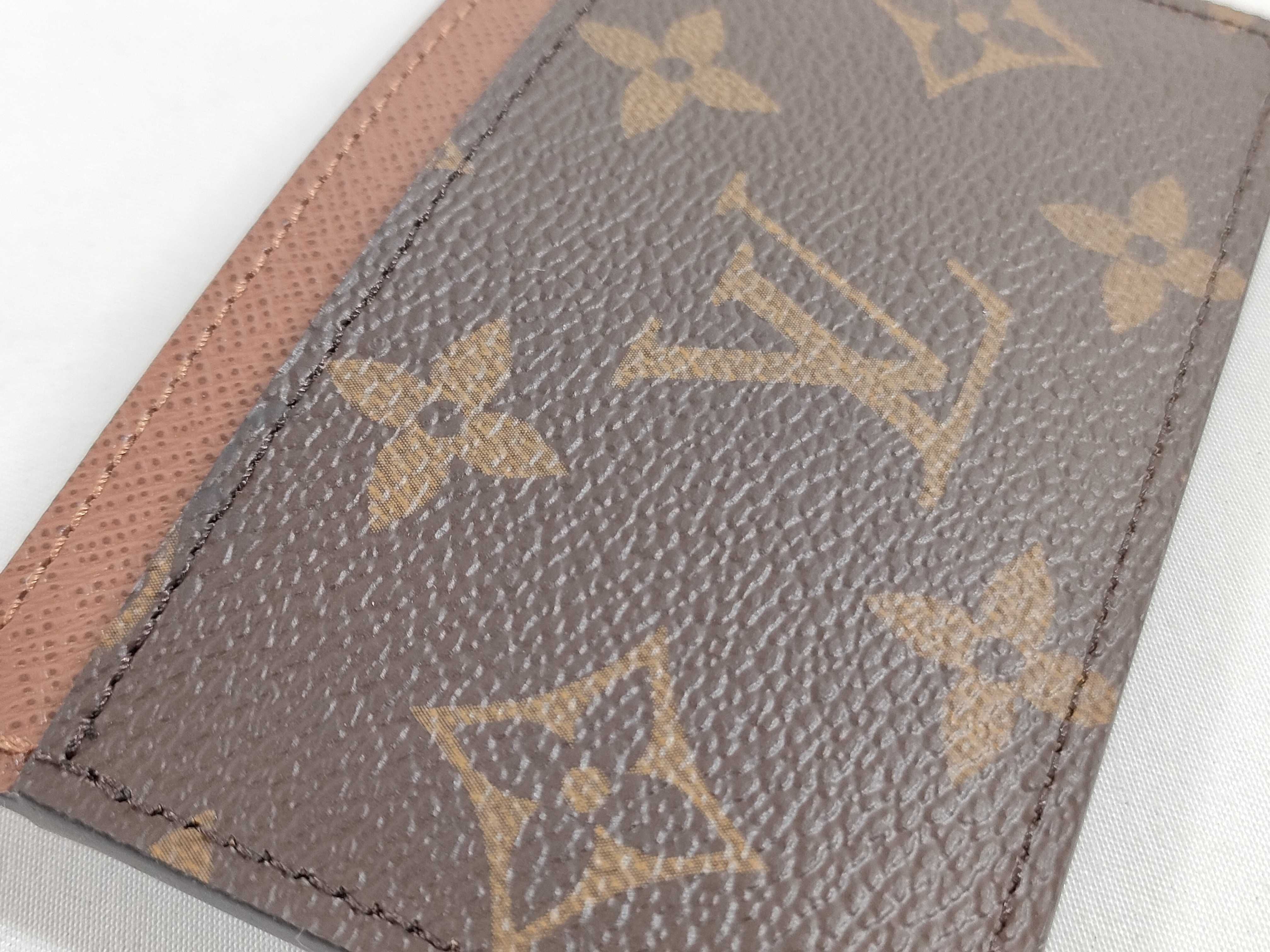Monogram Louis Vuitton Card Case Porte Cartes Simple M61733 Card Case — view 13