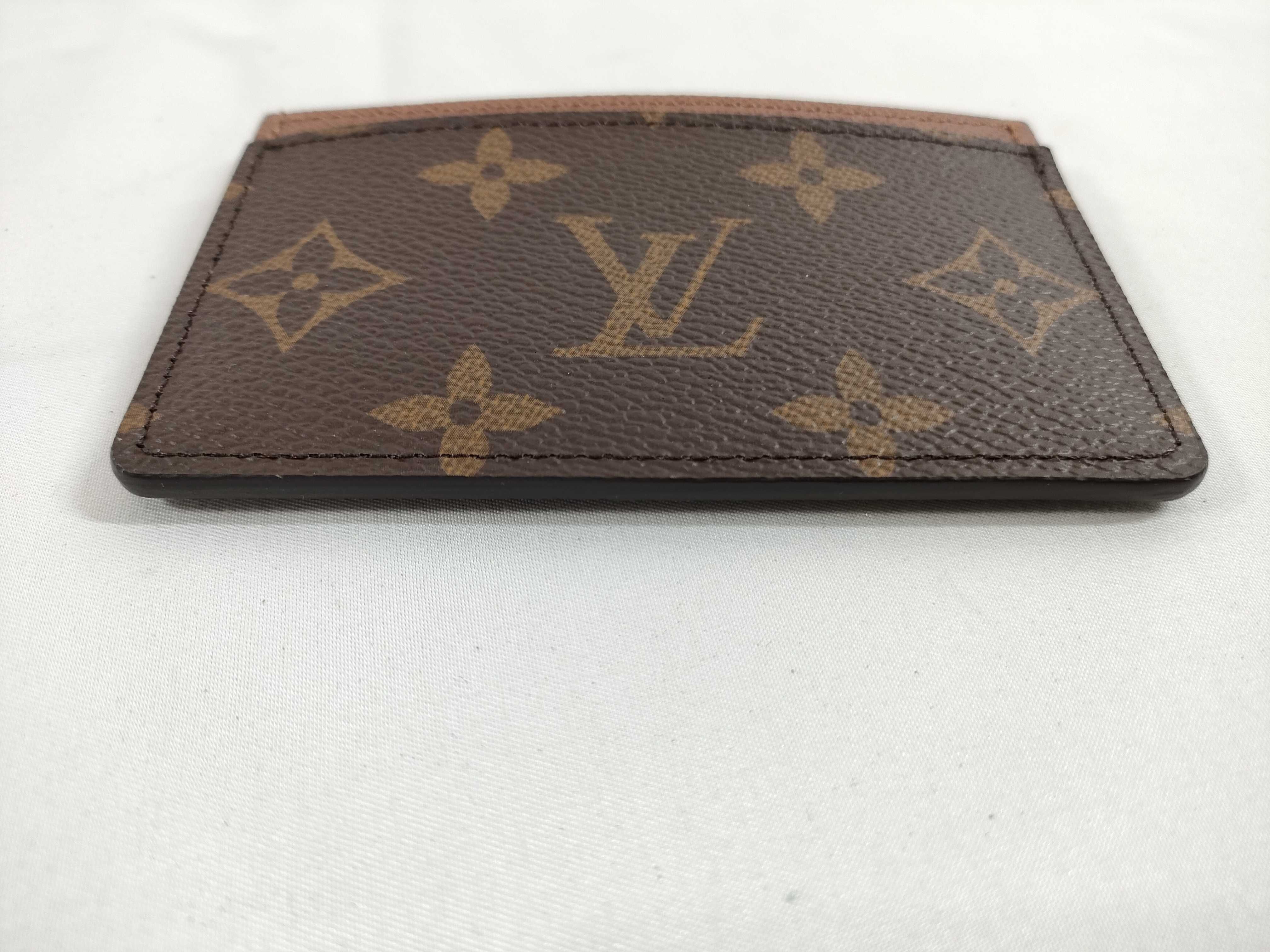 Monogram Louis Vuitton Card Case Porte Cartes Simple M61733 Card Case — view 4