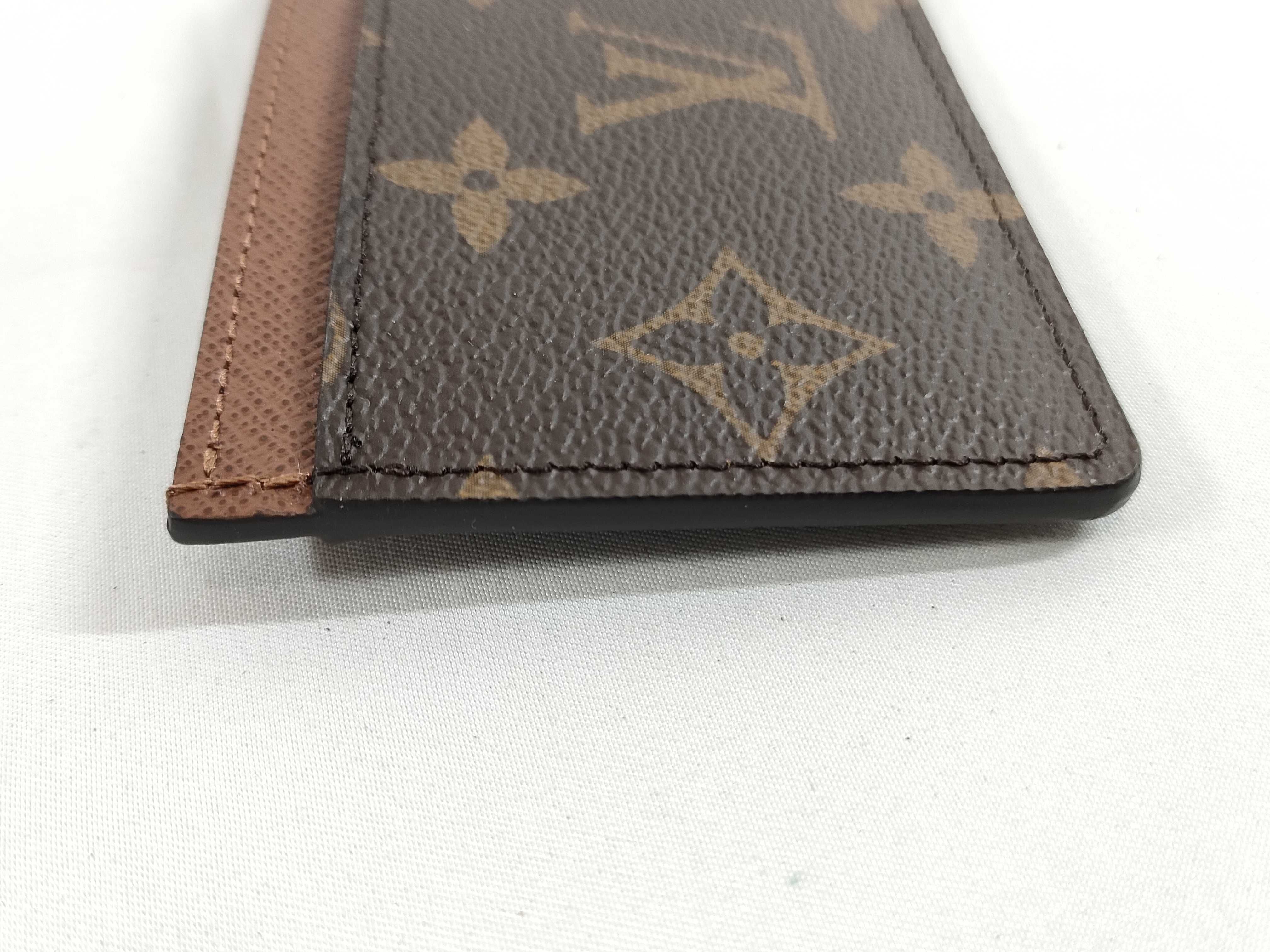 Monogram Louis Vuitton Card Case Porte Cartes Simple M61733 Card Case — view 5