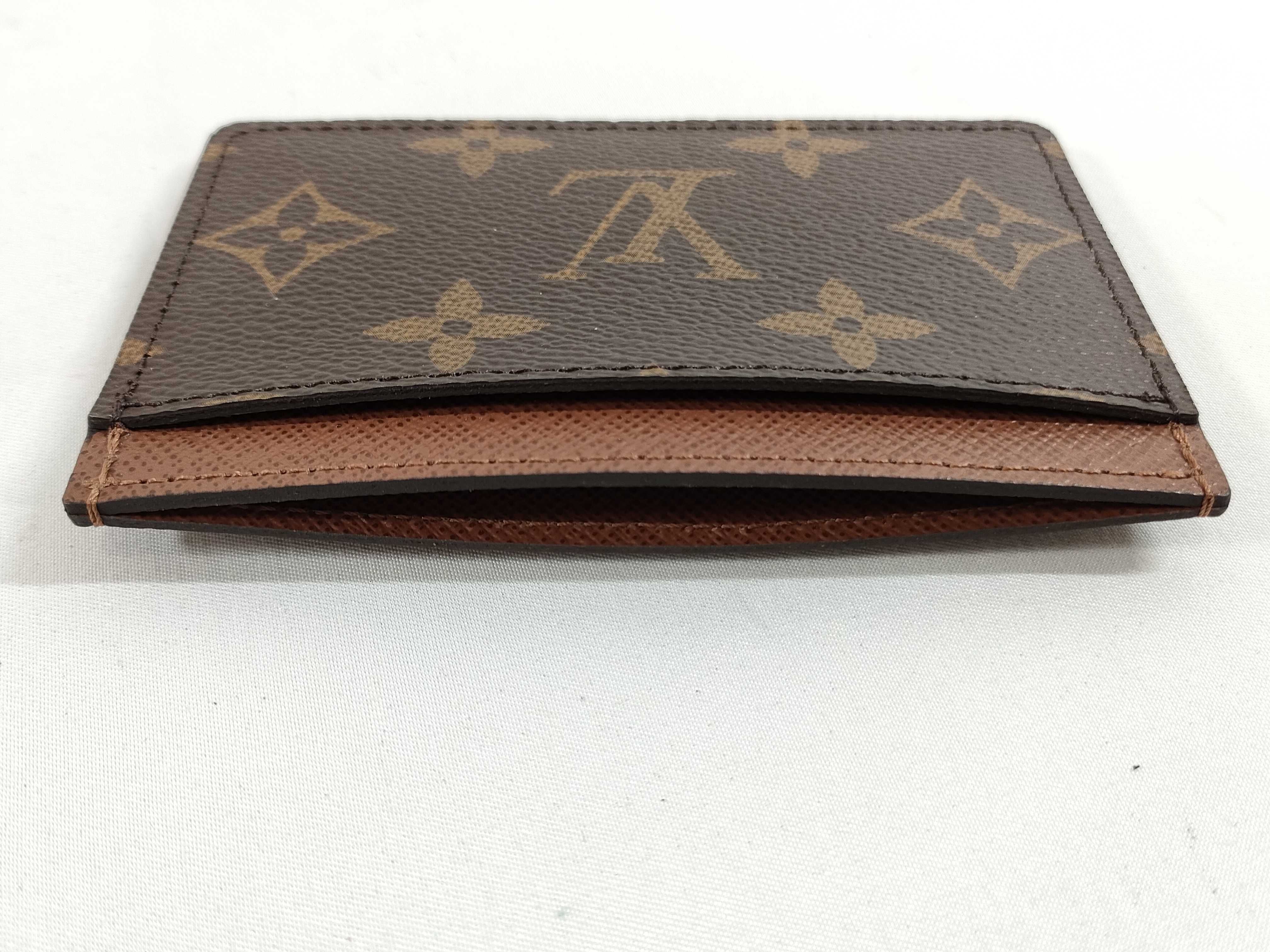 Monogram Louis Vuitton Card Case Porte Cartes Simple M61733 Card Case — view 6