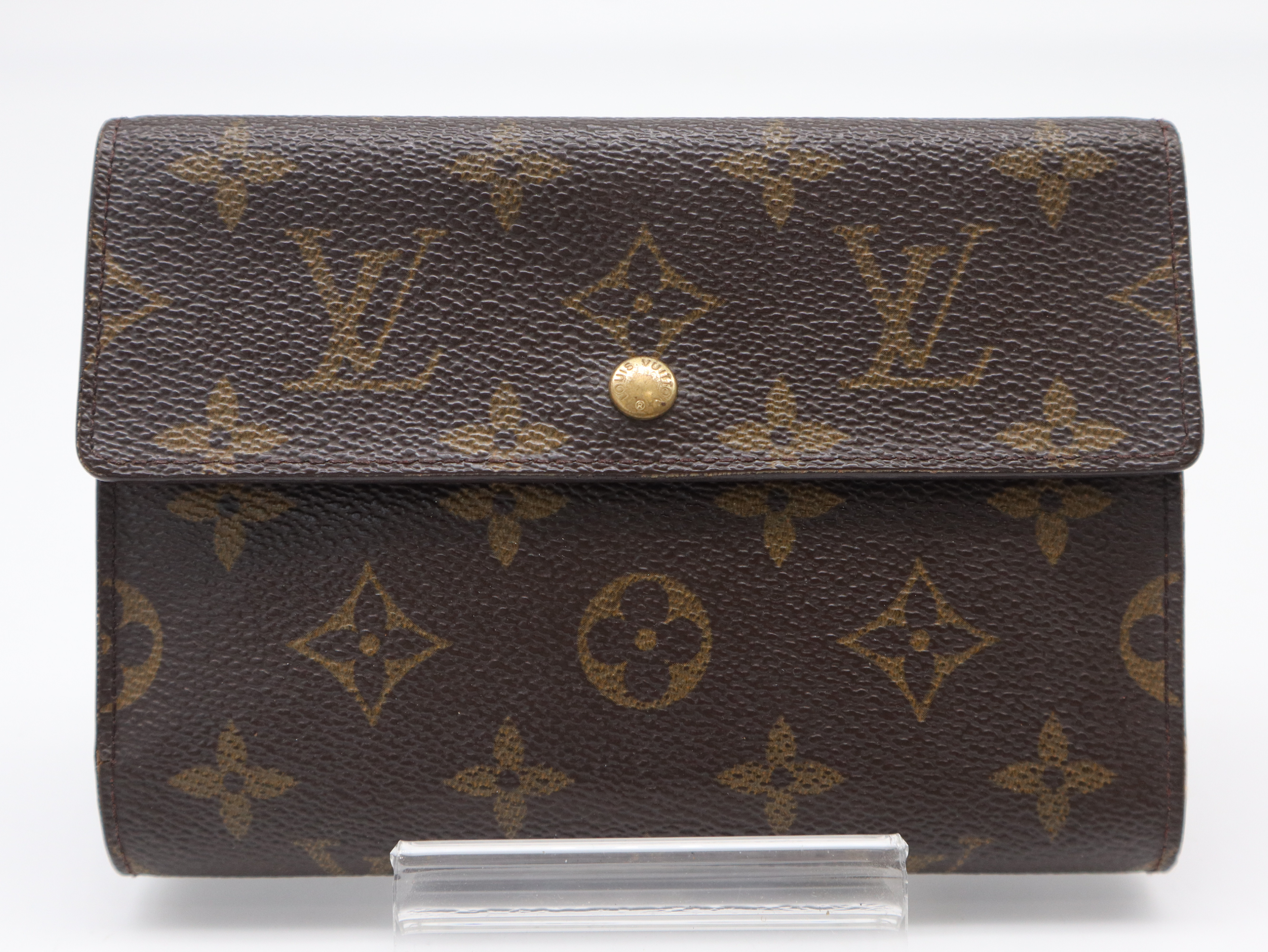 M61202 Monogram Portefeuille Tresor Etui Papier Wallet