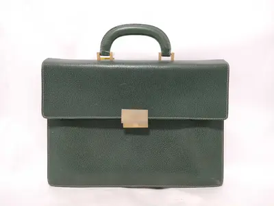 business bag, green business bag