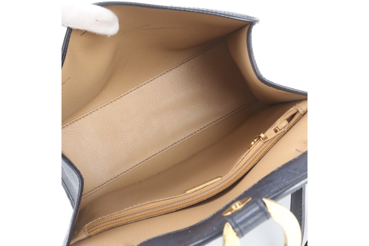 Trotter Leather 2-Way Shoulder Bag (Crossbody) — view 8