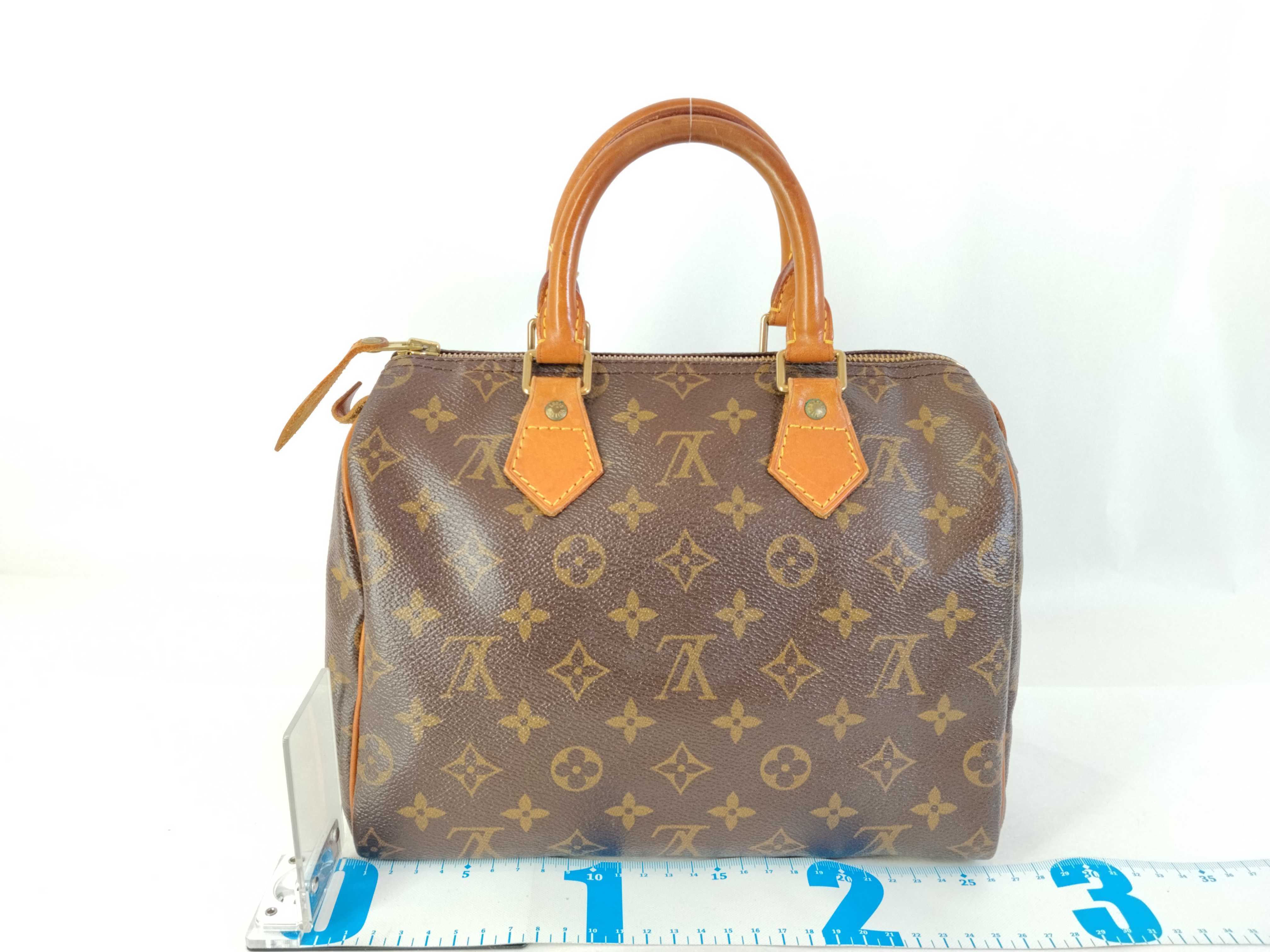 Monogram Speedy 25 M41528 SP0945 Brown Boston Bag with Padlock — view 2