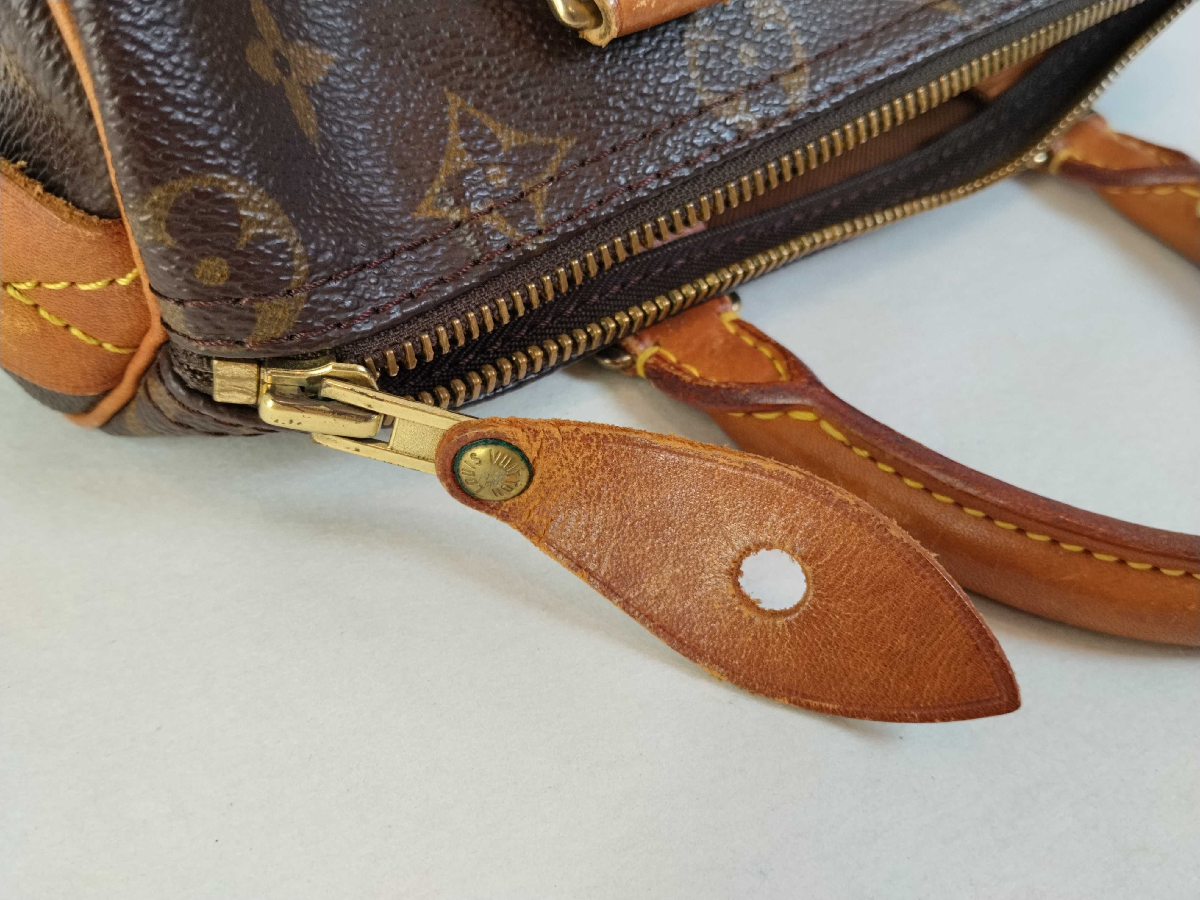 Monogram Speedy 25 M41528 SP0945 Brown Boston Bag with Padlock — view 13