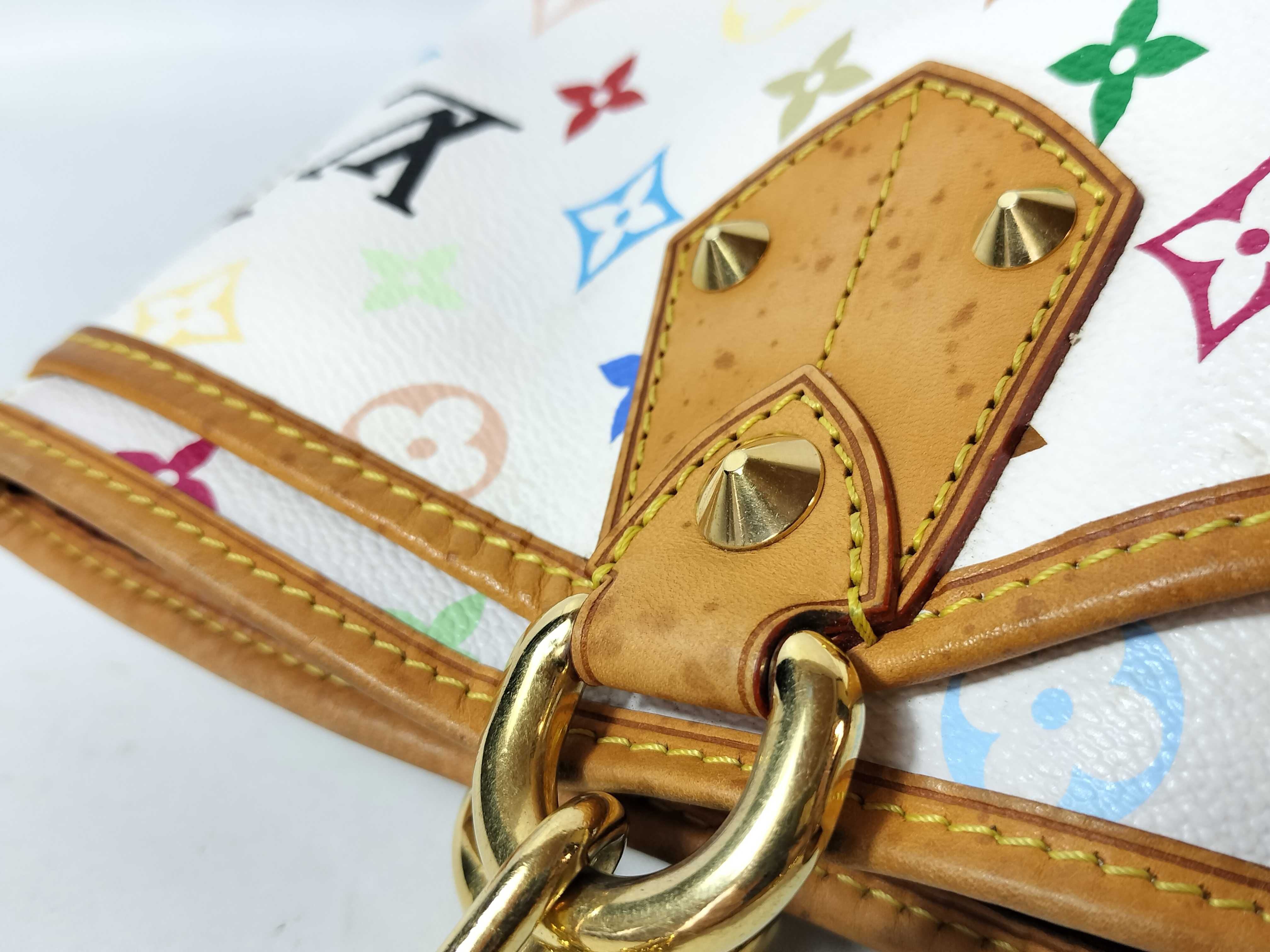 Monogram Multicolor ID- Multicolor Annie GM M40303 SR1131 Canvas White Handbag — view 5