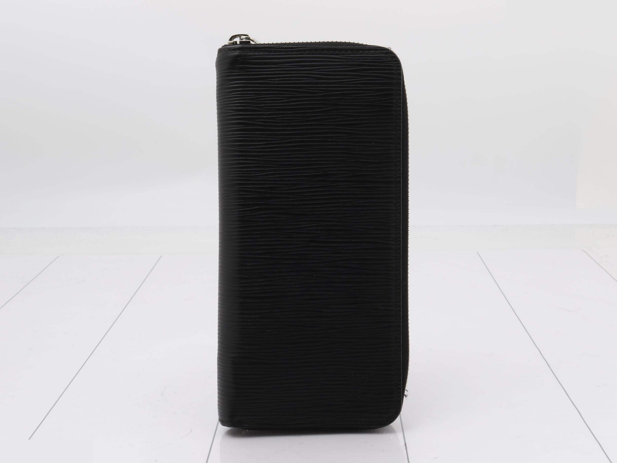 Zippy Wallet Vertical Noir