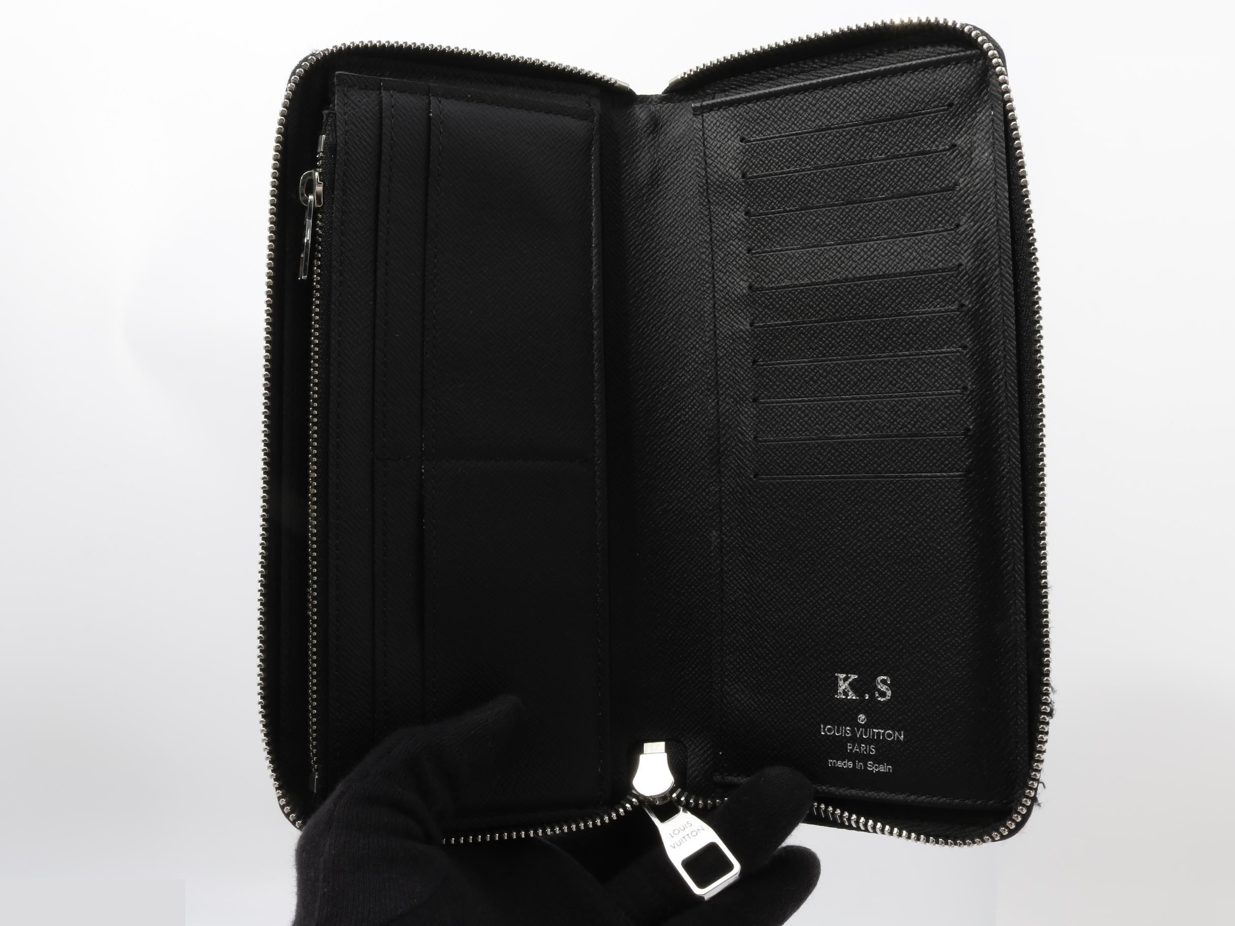 Zippy Wallet Vertical Noir — view 4