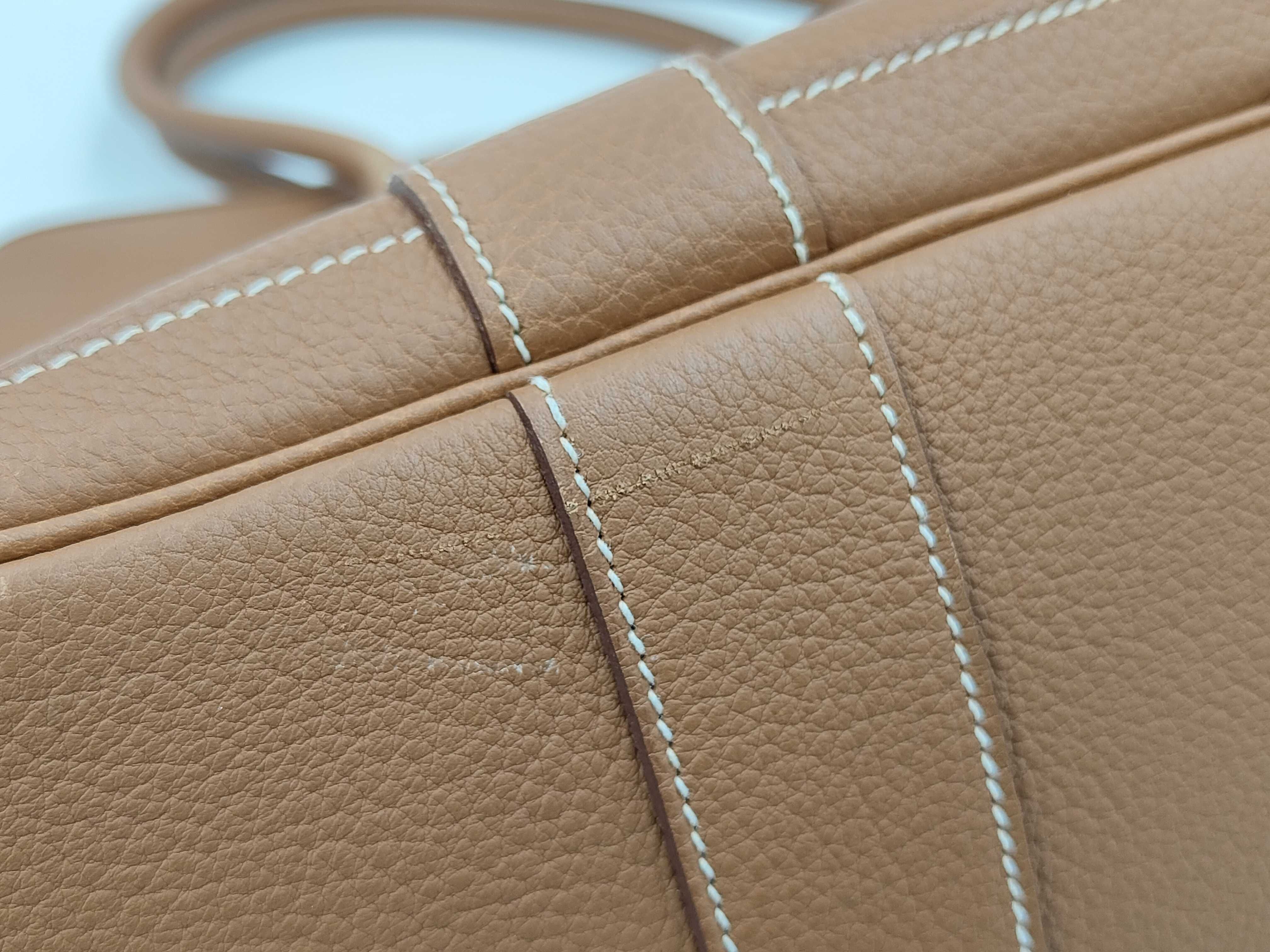 Garden Party N stamp PM Gold Tote Bag — view 13