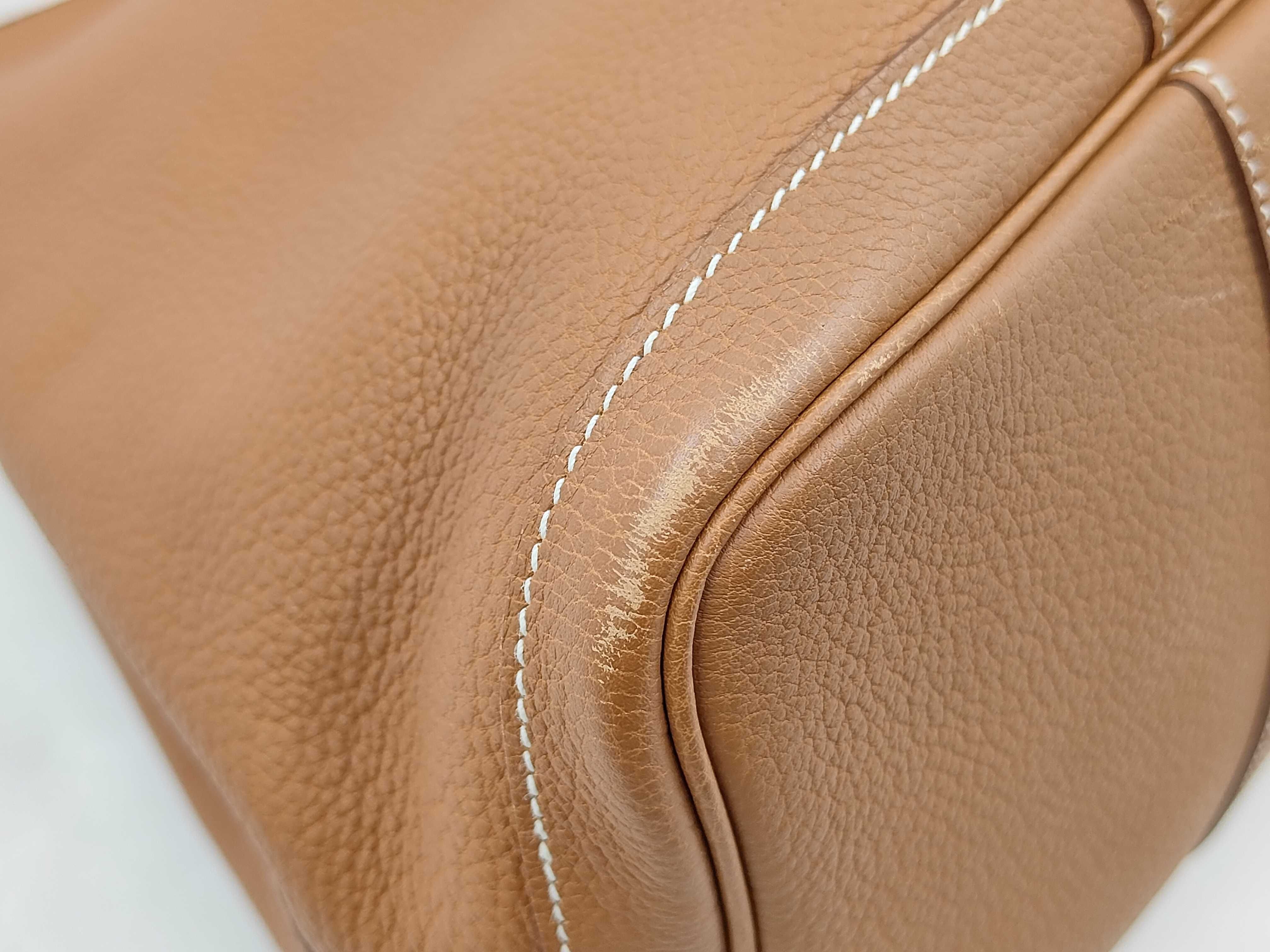 Garden Party N stamp PM Gold Tote Bag — view 6