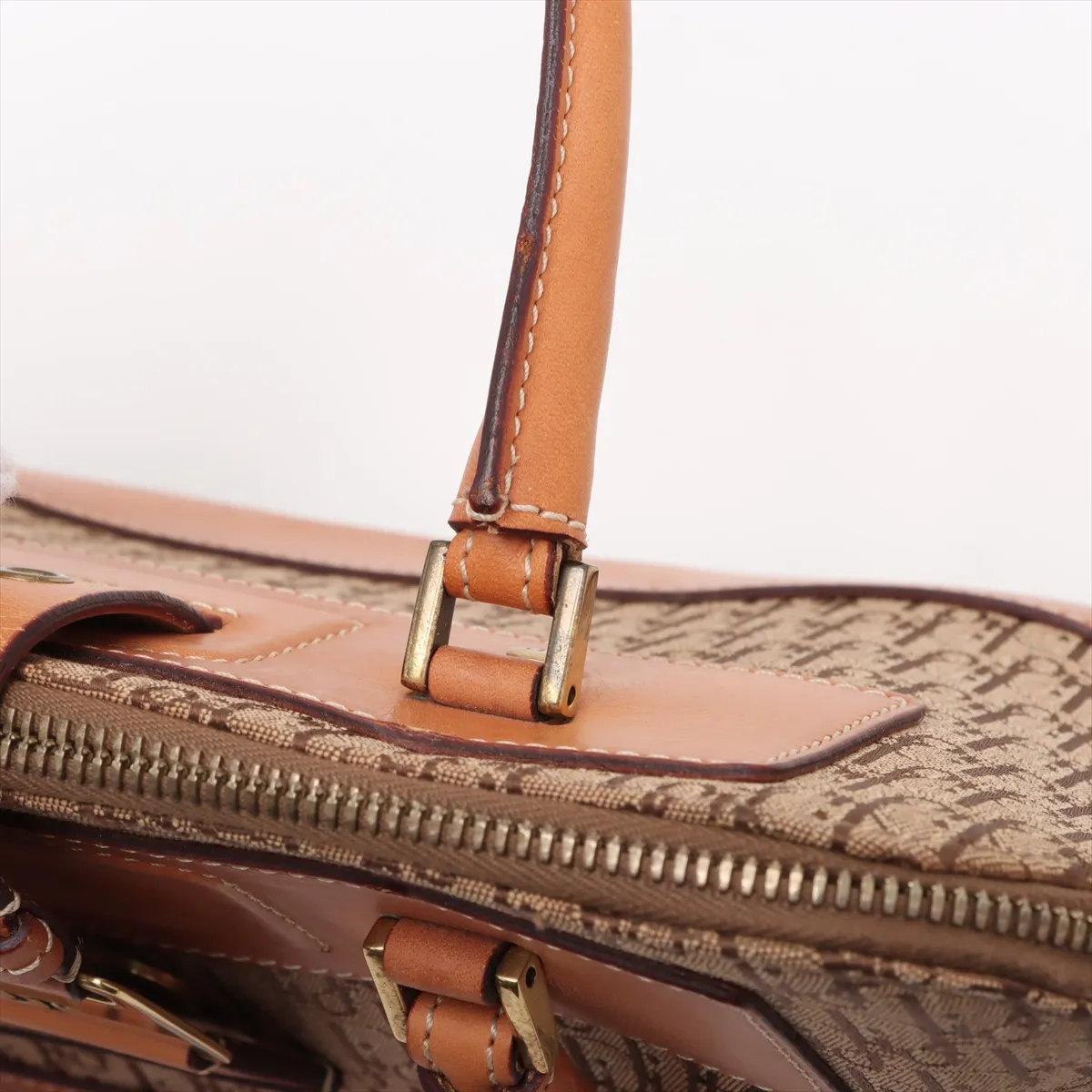 Street Chic Canvas x Leather Handbag Beige — view 11