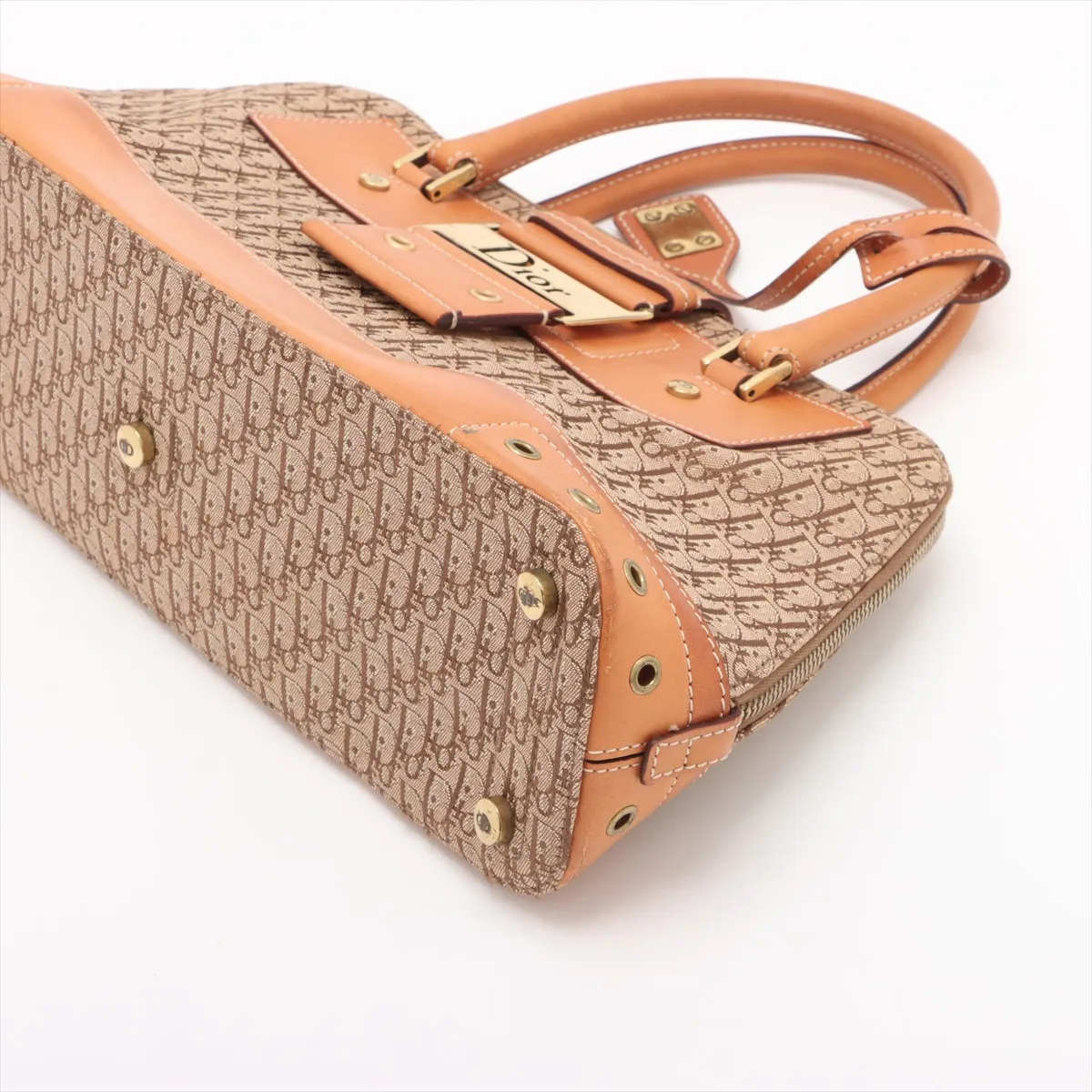 Street Chic Canvas x Leather Handbag Beige — view 3