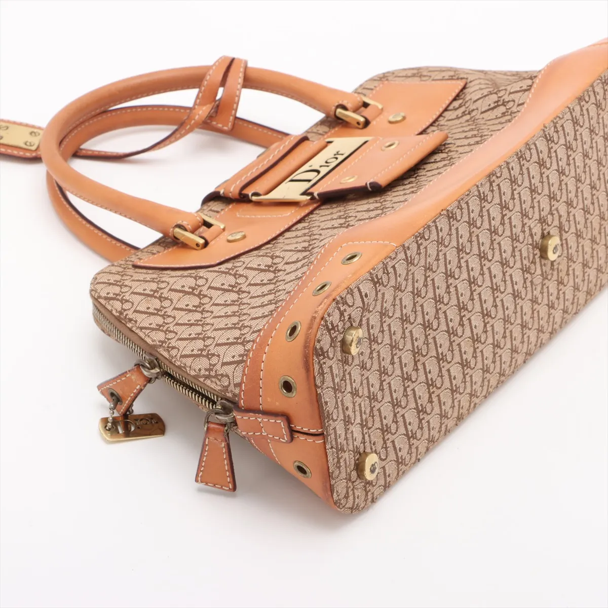 Street Chic Canvas x Leather Handbag Beige — view 4