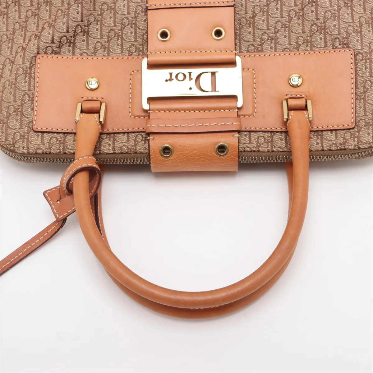 Street Chic Canvas x Leather Handbag Beige — view 5