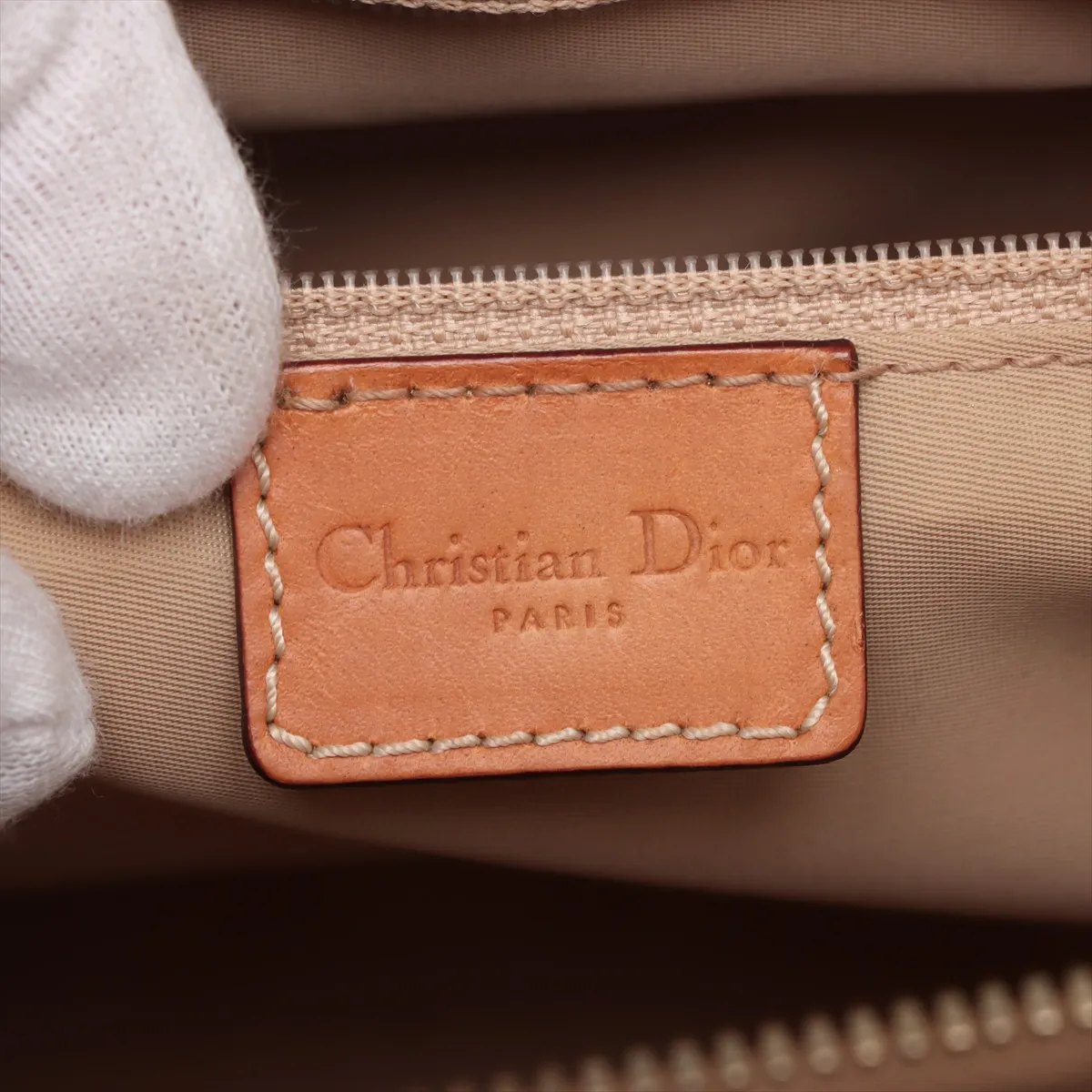 Street Chic Canvas x Leather Handbag Beige — view 9