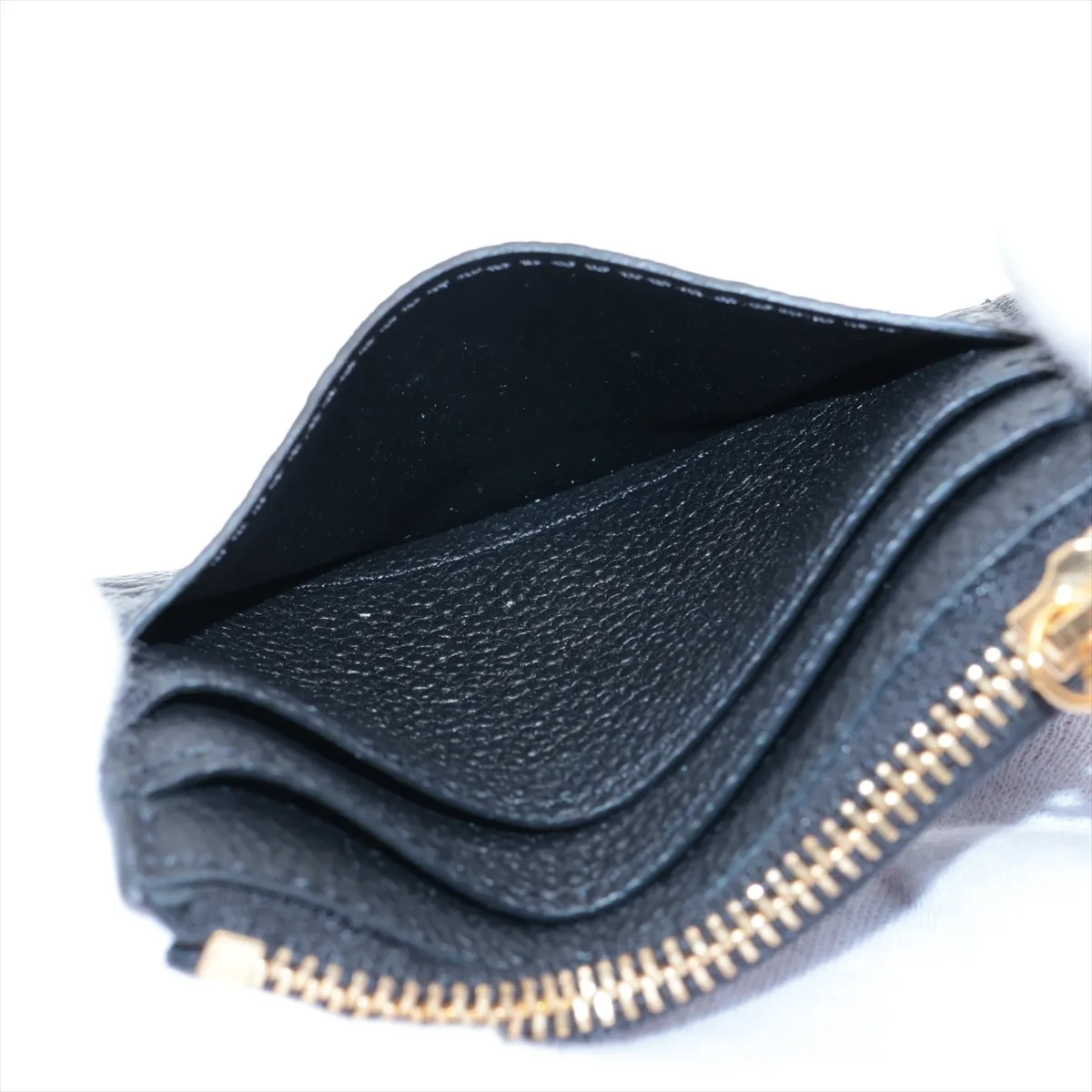 Monogram Empreinte Porto Carte Flora M82639 Black Coin Case RFID Reactive — view 3