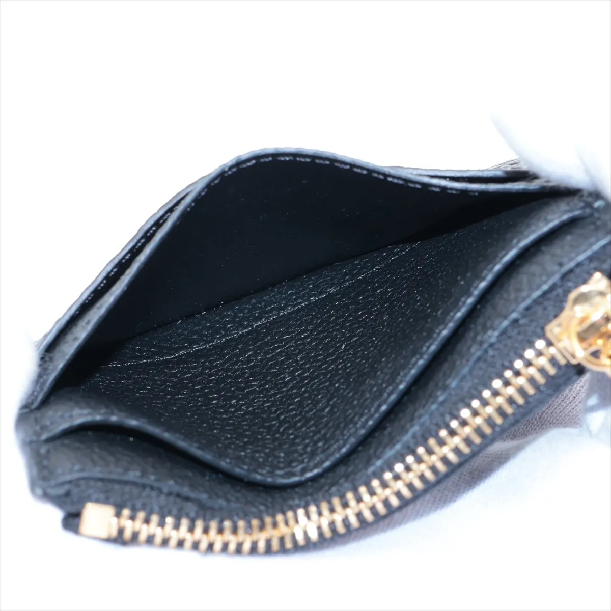 Monogram Empreinte Porto Carte Flora M82639 Black Coin Case RFID Reactive — view 4