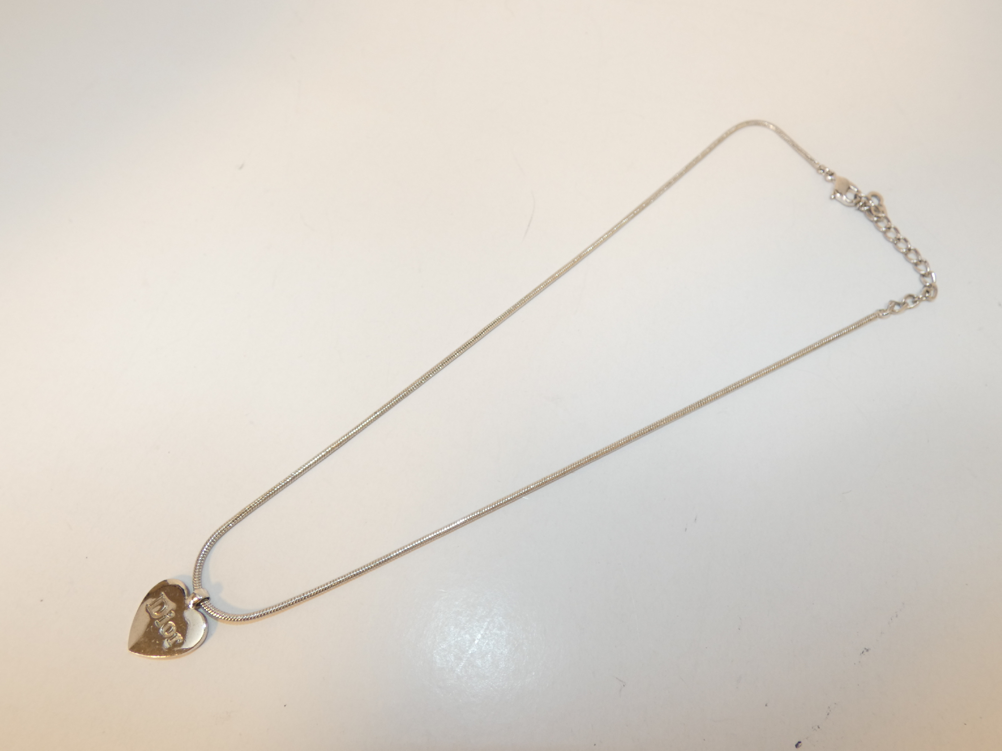 Heart Silver Necklace — view 4