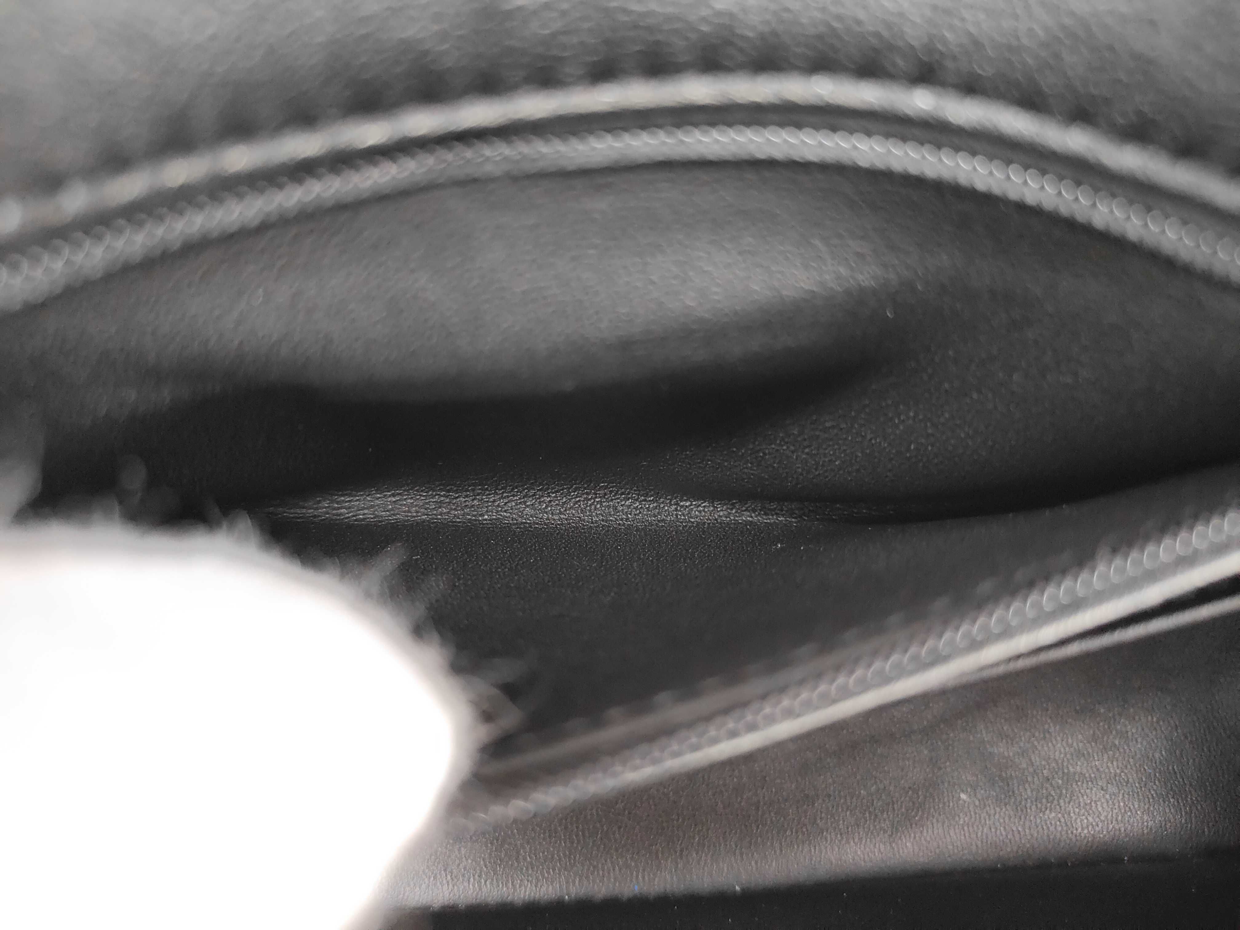 Mini Matelassé Chain Shoulder Bag, Lambskin, Black — view 10