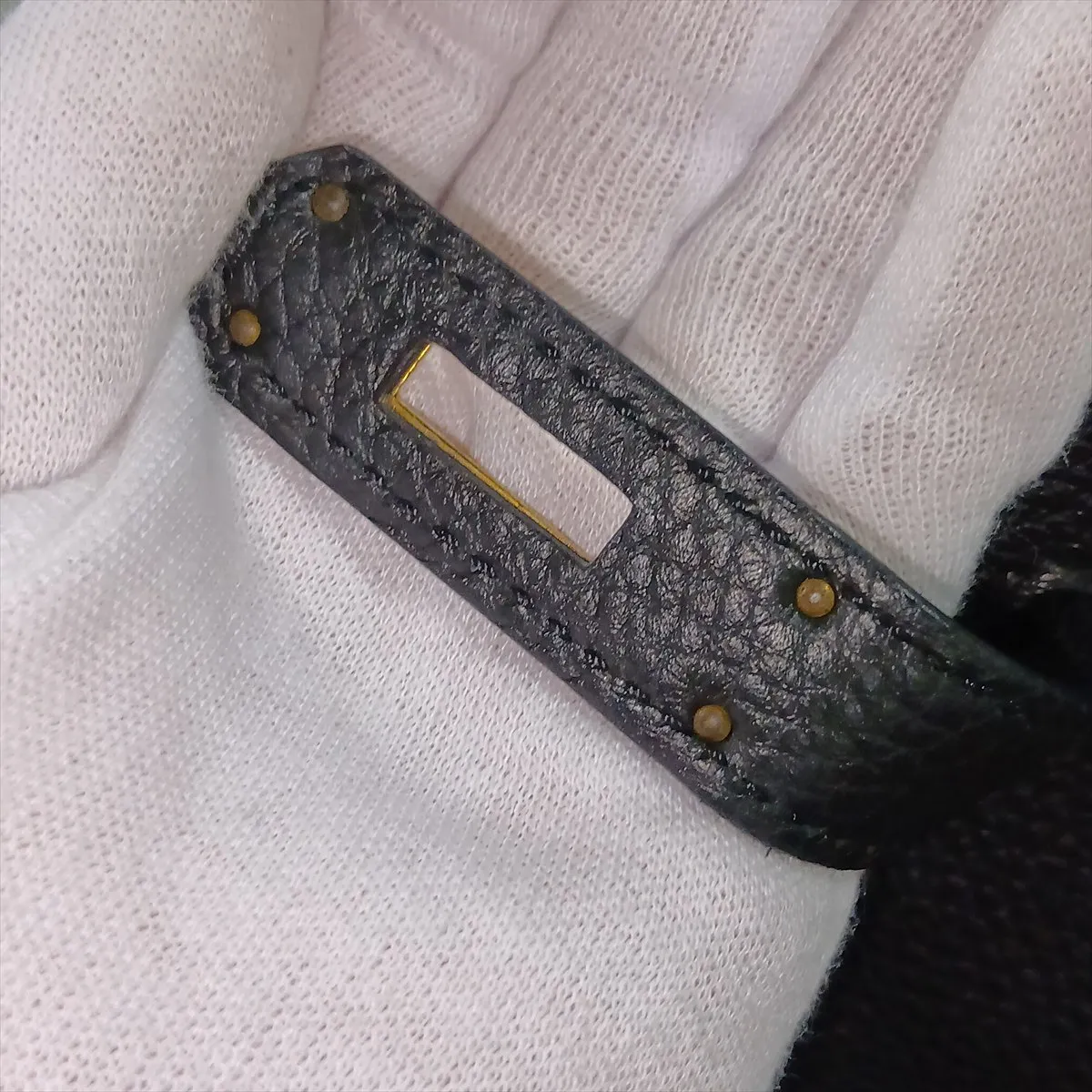 [Individually packaged] Hermes Birkin 30 Letournée Togo Black Gold Hardware R: 2014 — view 13