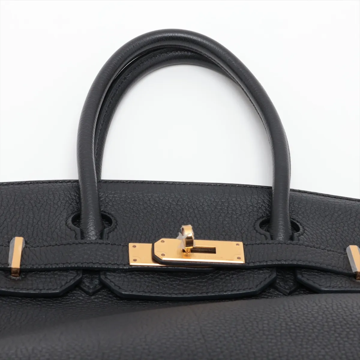 [Individually packaged] Hermes Birkin 30 Letournée Togo Black Gold Hardware R: 2014 — view 6