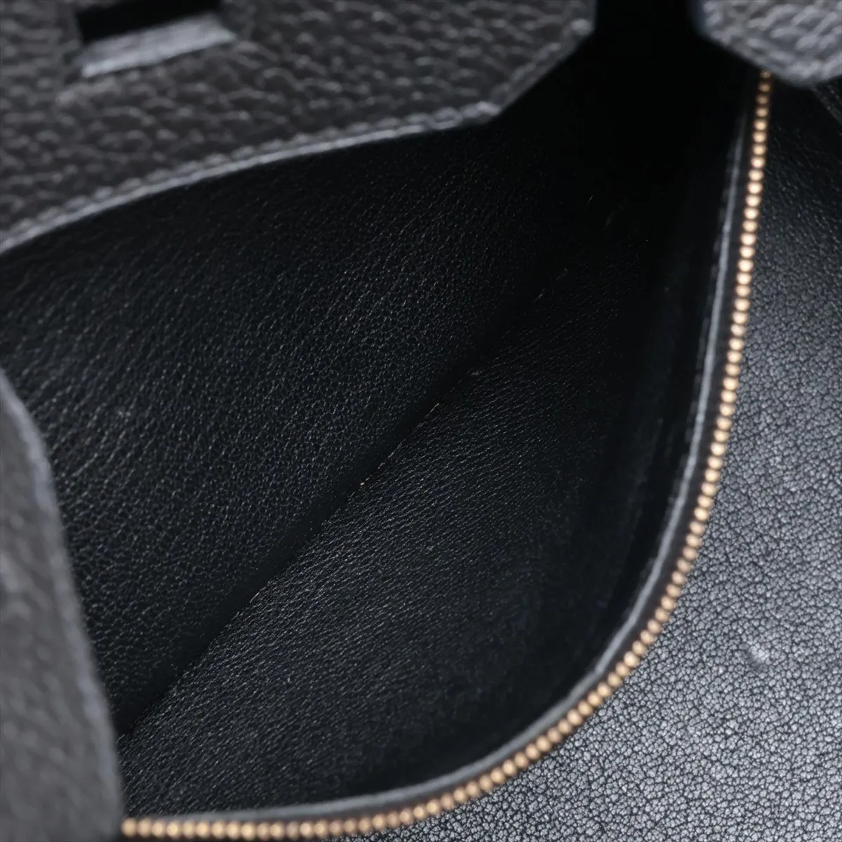 [Individually packaged] Hermes Birkin 30 Letournée Togo Black Gold Hardware R: 2014 — view 8