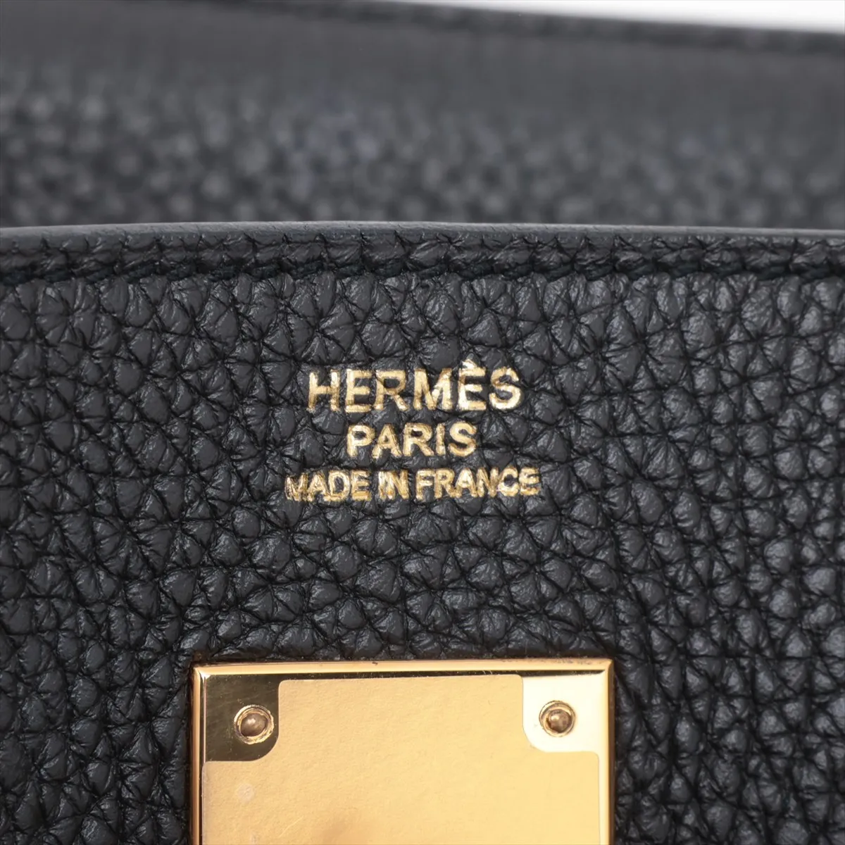 [Individually packaged] Hermes Birkin 30 Letournée Togo Black Gold Hardware R: 2014 — view 10