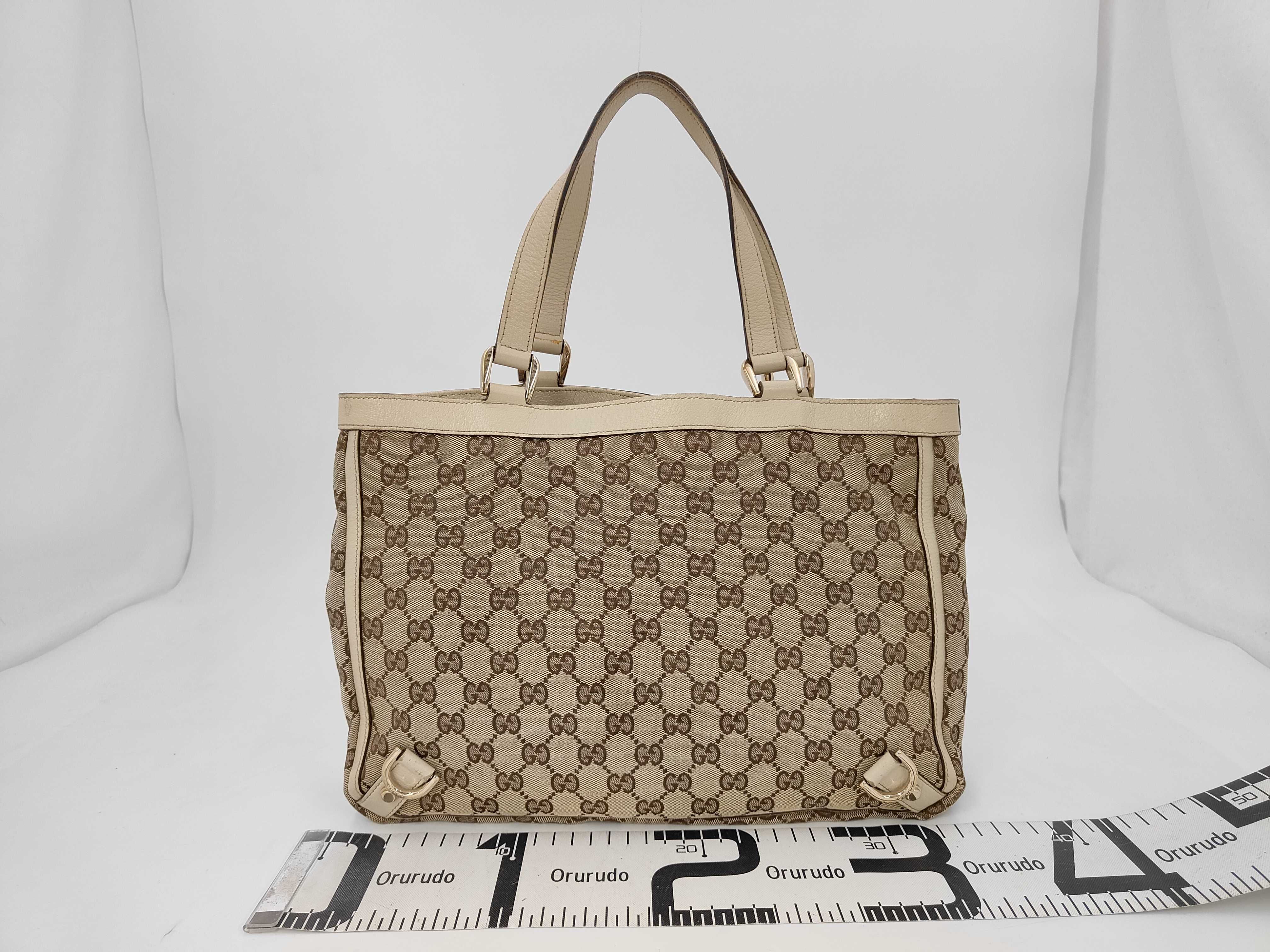 170004 Abbey GG Canvas Tote Bag — view 2