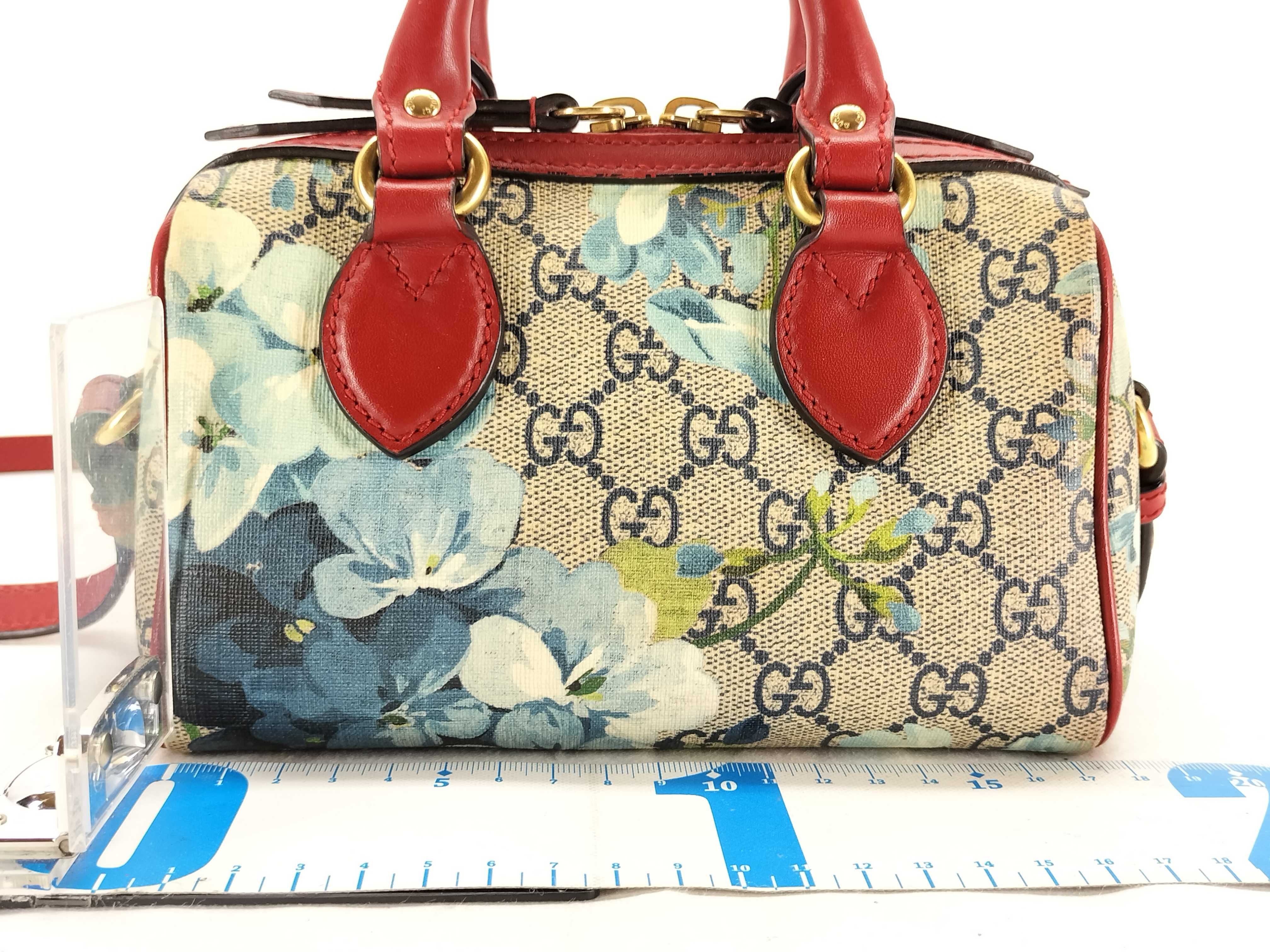 GG Supreme Gucci Handbag Mini Boston Bag Shoulder Bag — view 2