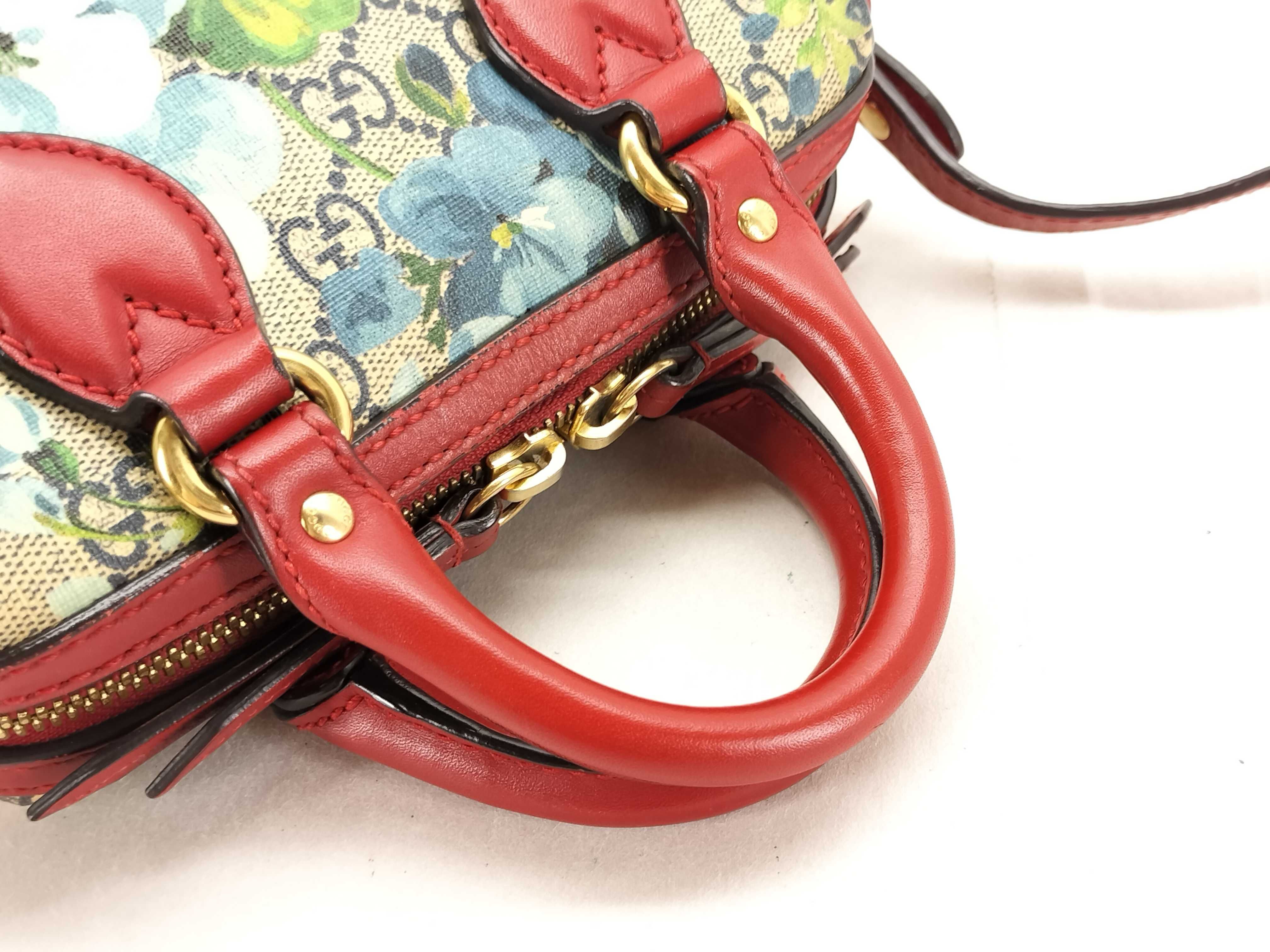 GG Supreme Gucci Handbag Mini Boston Bag Shoulder Bag — view 3