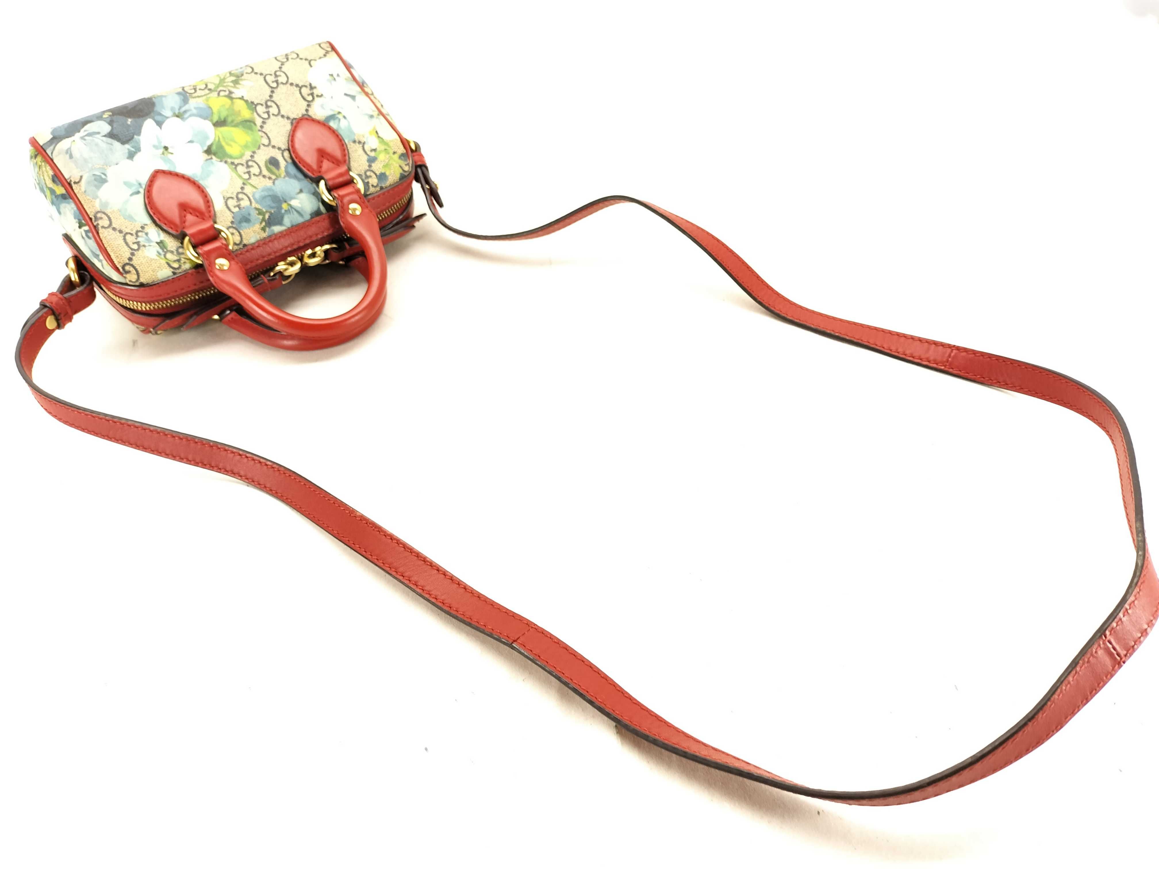 GG Supreme Gucci Handbag Mini Boston Bag Shoulder Bag — view 4