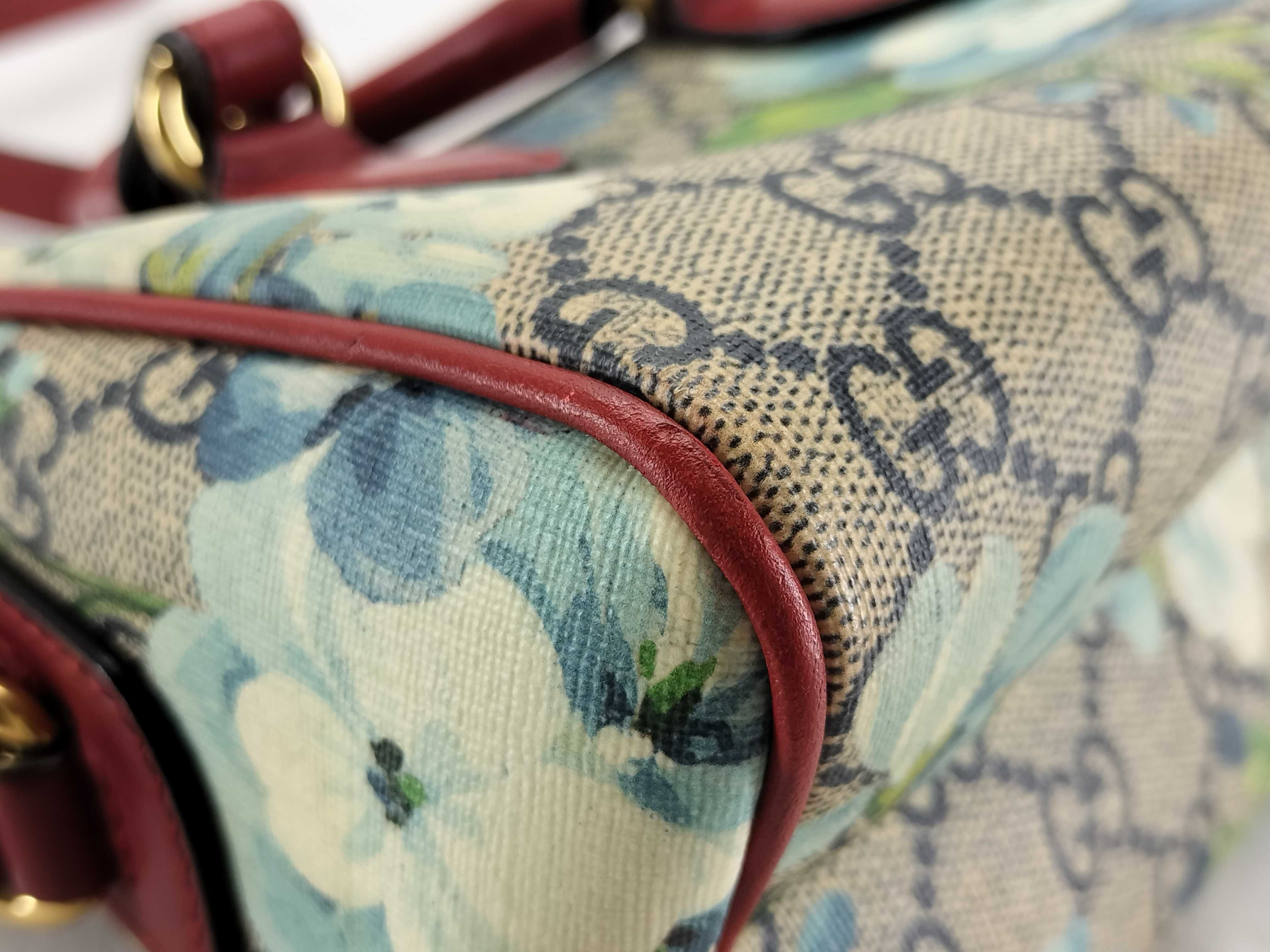 GG Supreme Gucci Handbag Mini Boston Bag Shoulder Bag — view 7