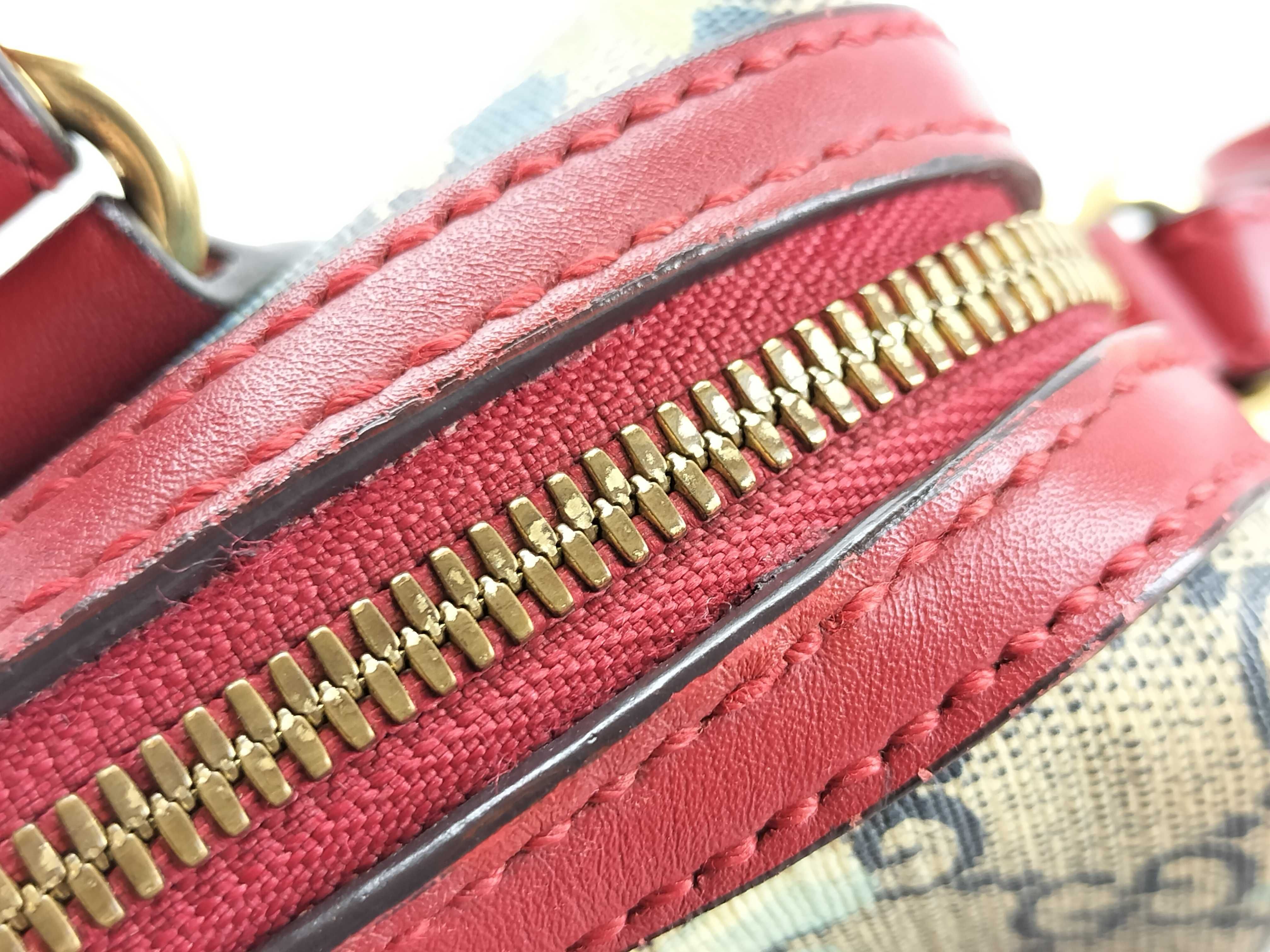 GG Supreme Gucci Handbag Mini Boston Bag Shoulder Bag — view 9
