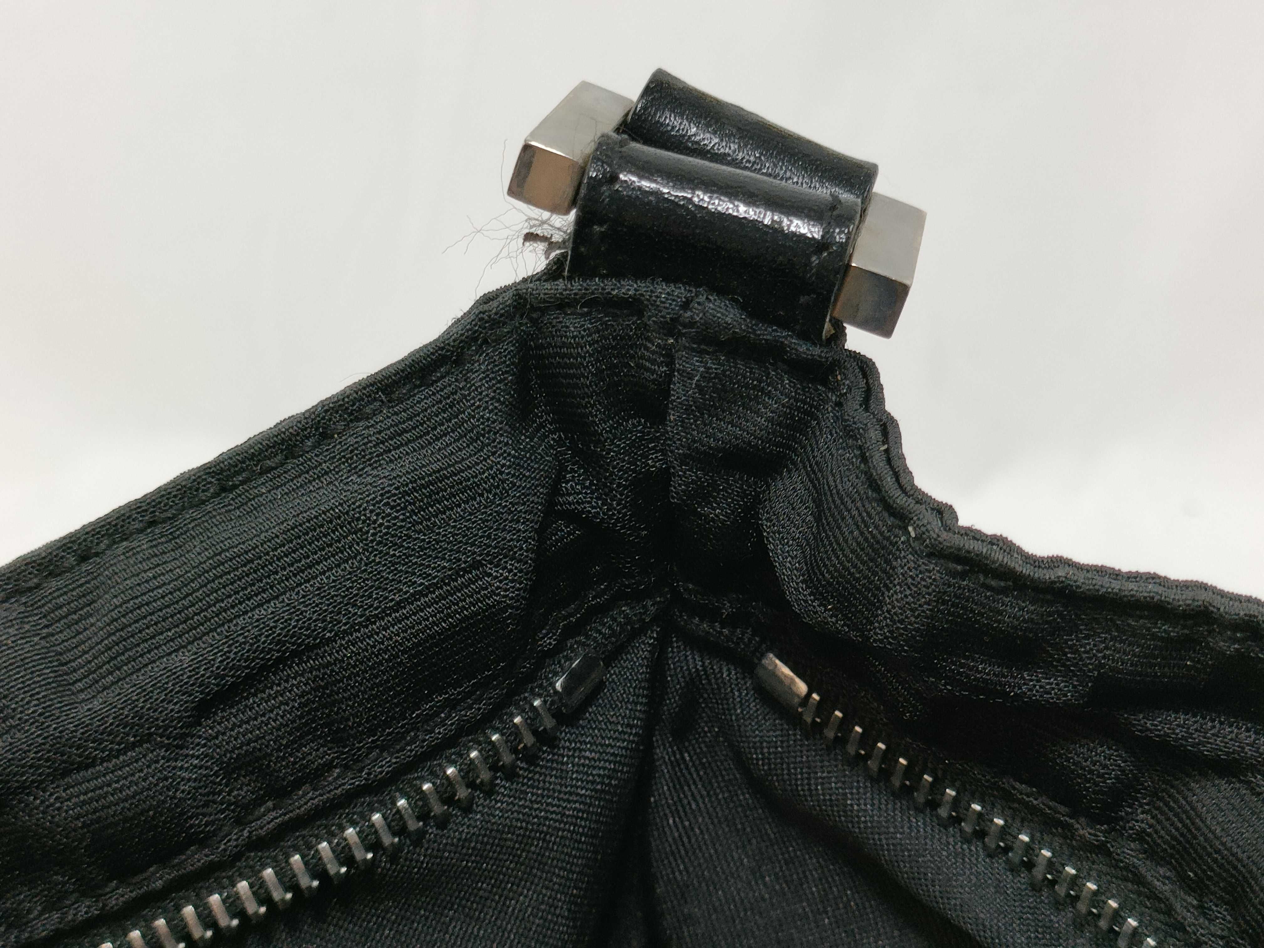 Zucca Nylon One-Shoulder Bag, Black, FF Buckle Shoulder Bag — view 12