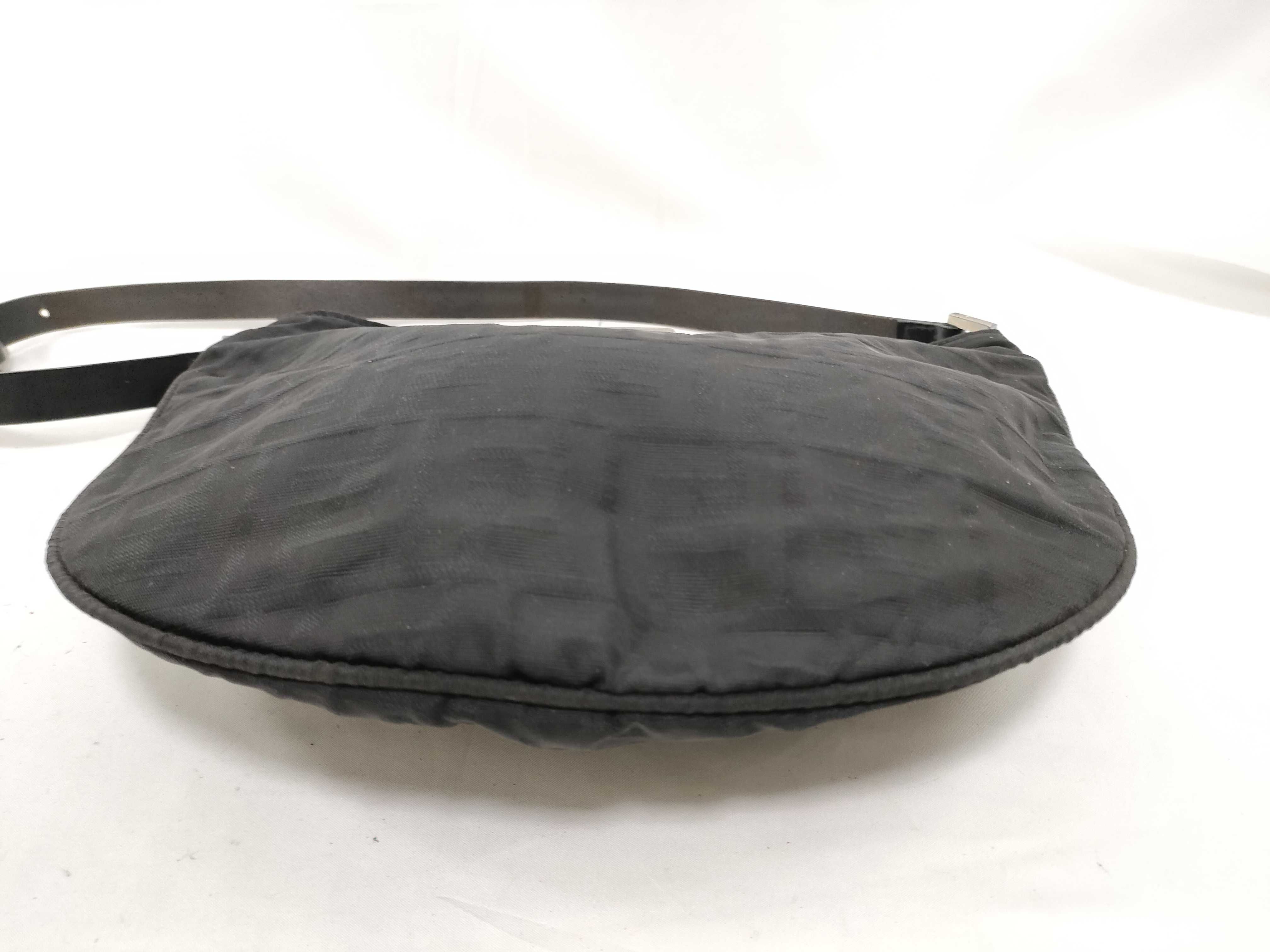 Zucca Nylon One-Shoulder Bag, Black, FF Buckle Shoulder Bag — view 3