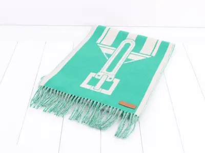 Stole / Sangle / 100% Cashmere / Green