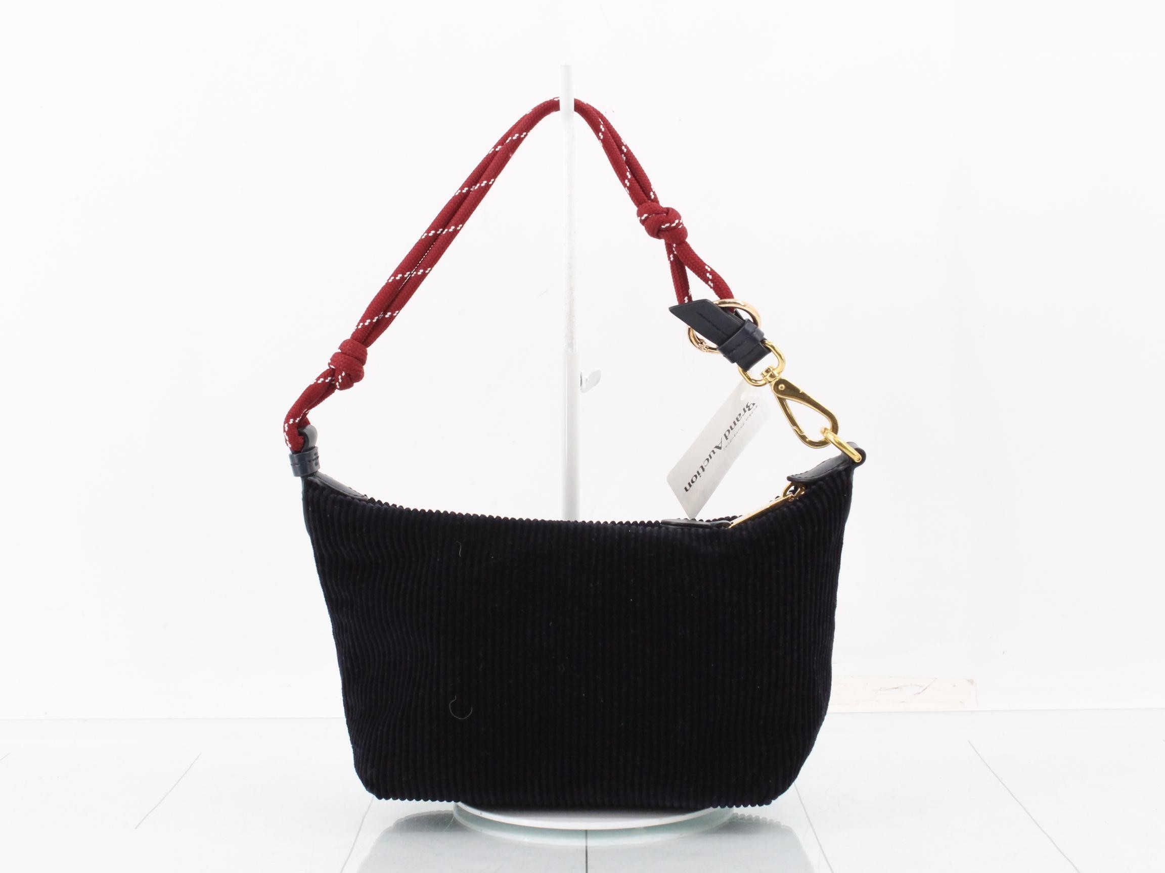 Corduroy Strap Vanity Case 5NE841 Black — view 2