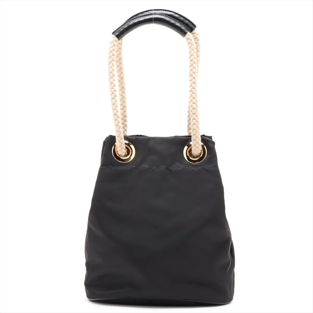 Tessuto Mariner Small Nylon Shoulder Bag, Black — view 2