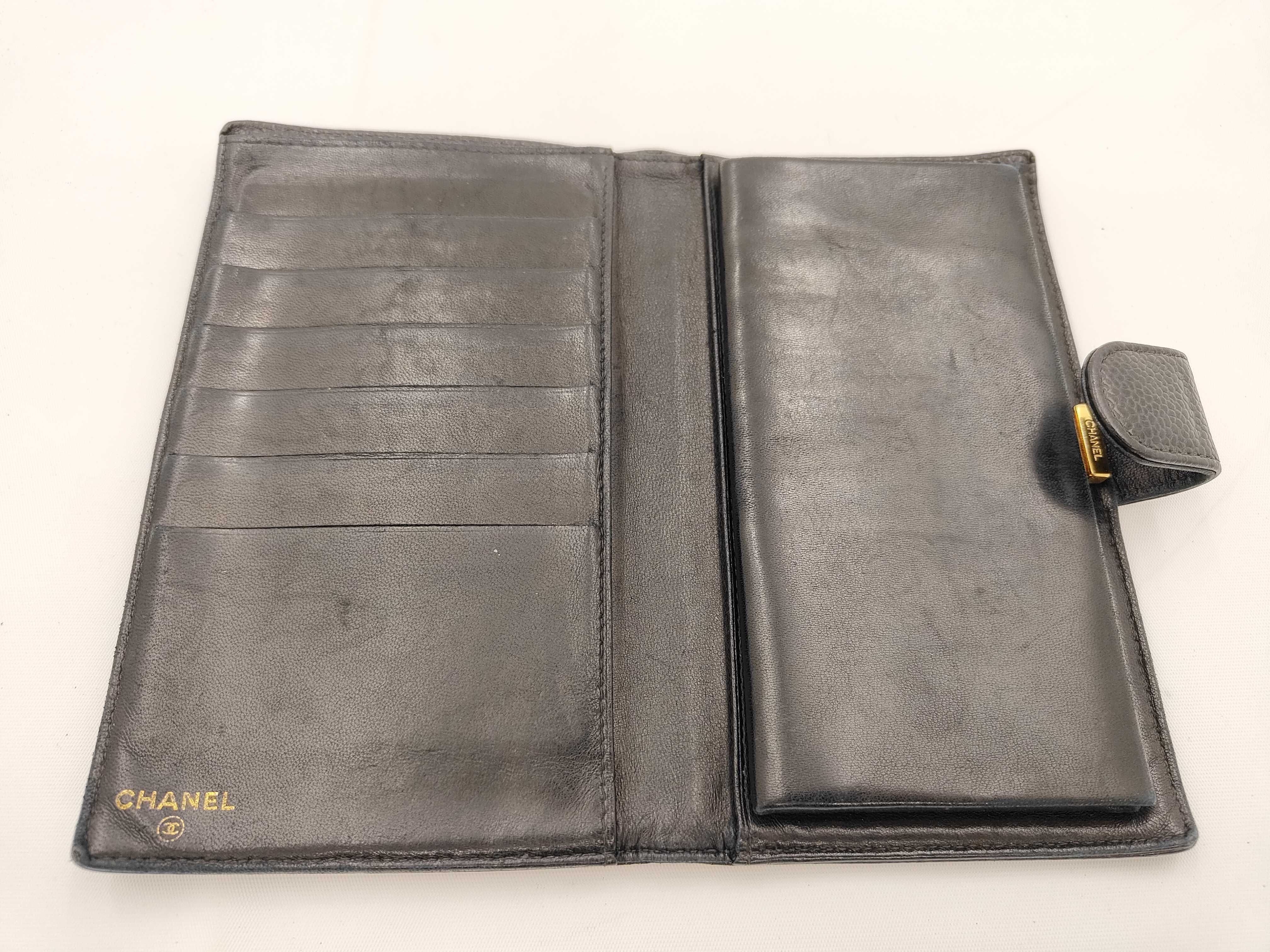 Long Wallet, Caviar Leather, Coco Mark, Clasp Closure — view 4