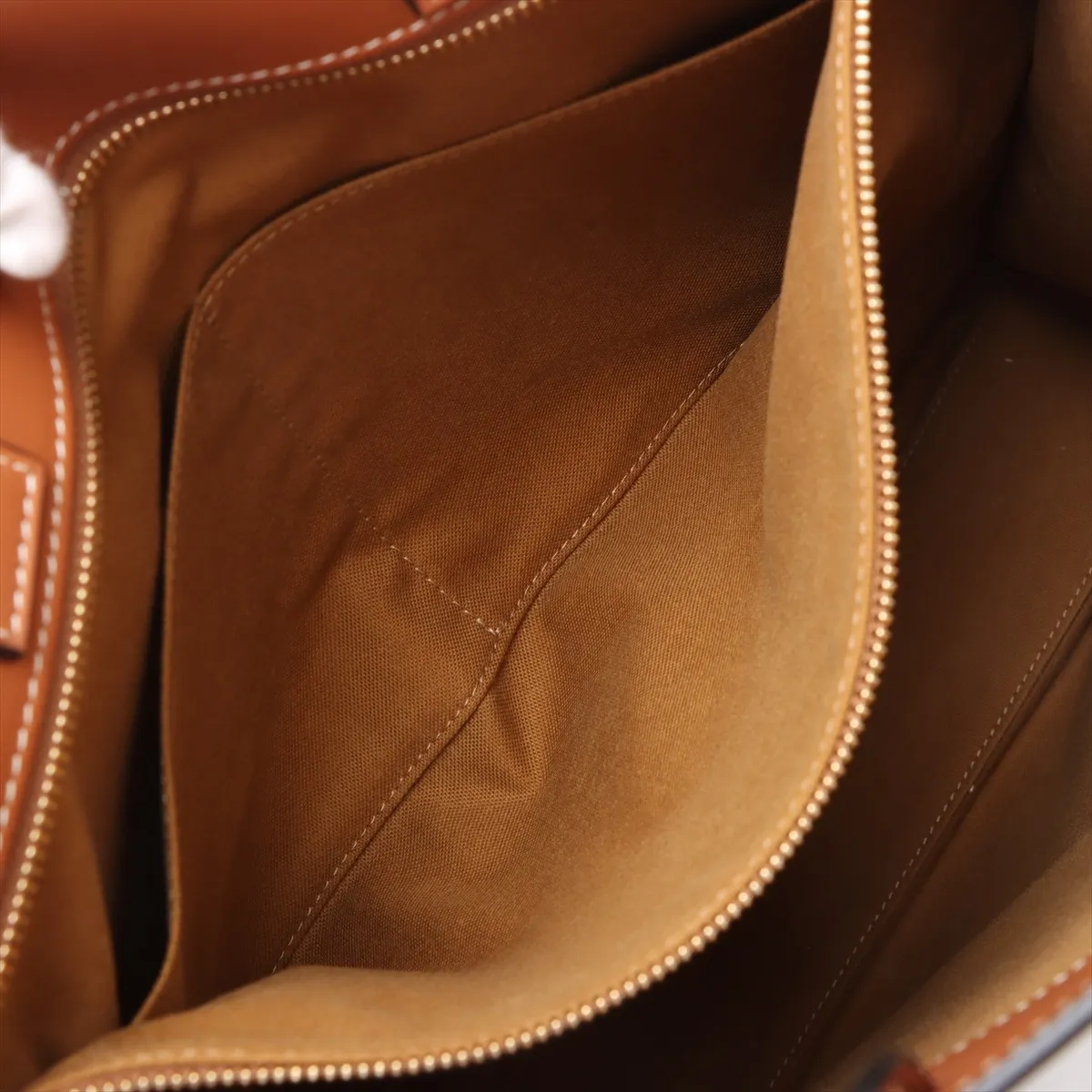 Triomphe Vertical Cover PVC x Leather Tote Bag Black x Brown — view 8