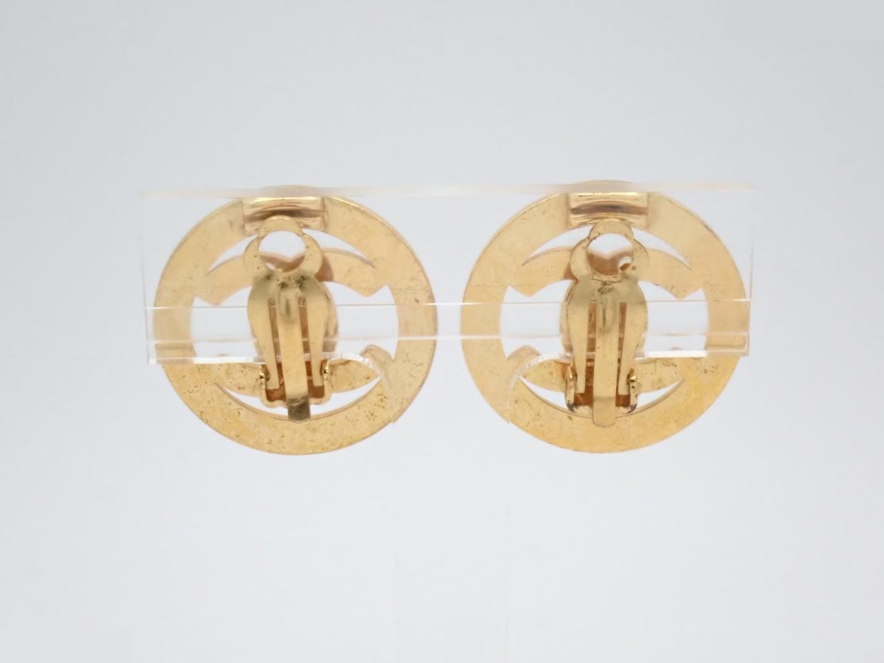 Coco Mark Gold Earrings 97P — view 2