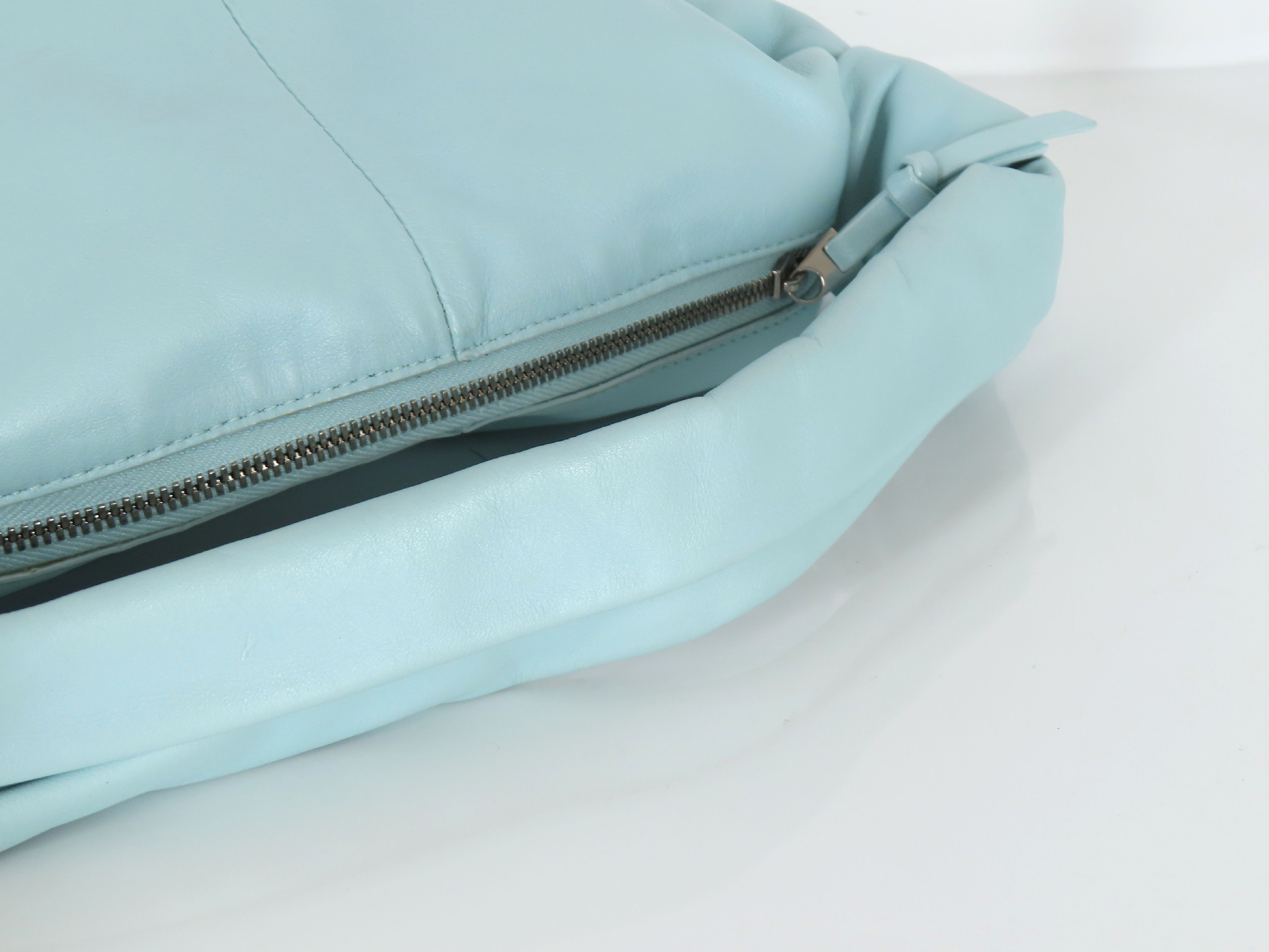 Double Knot Hobo Handbag, Blue — view 3