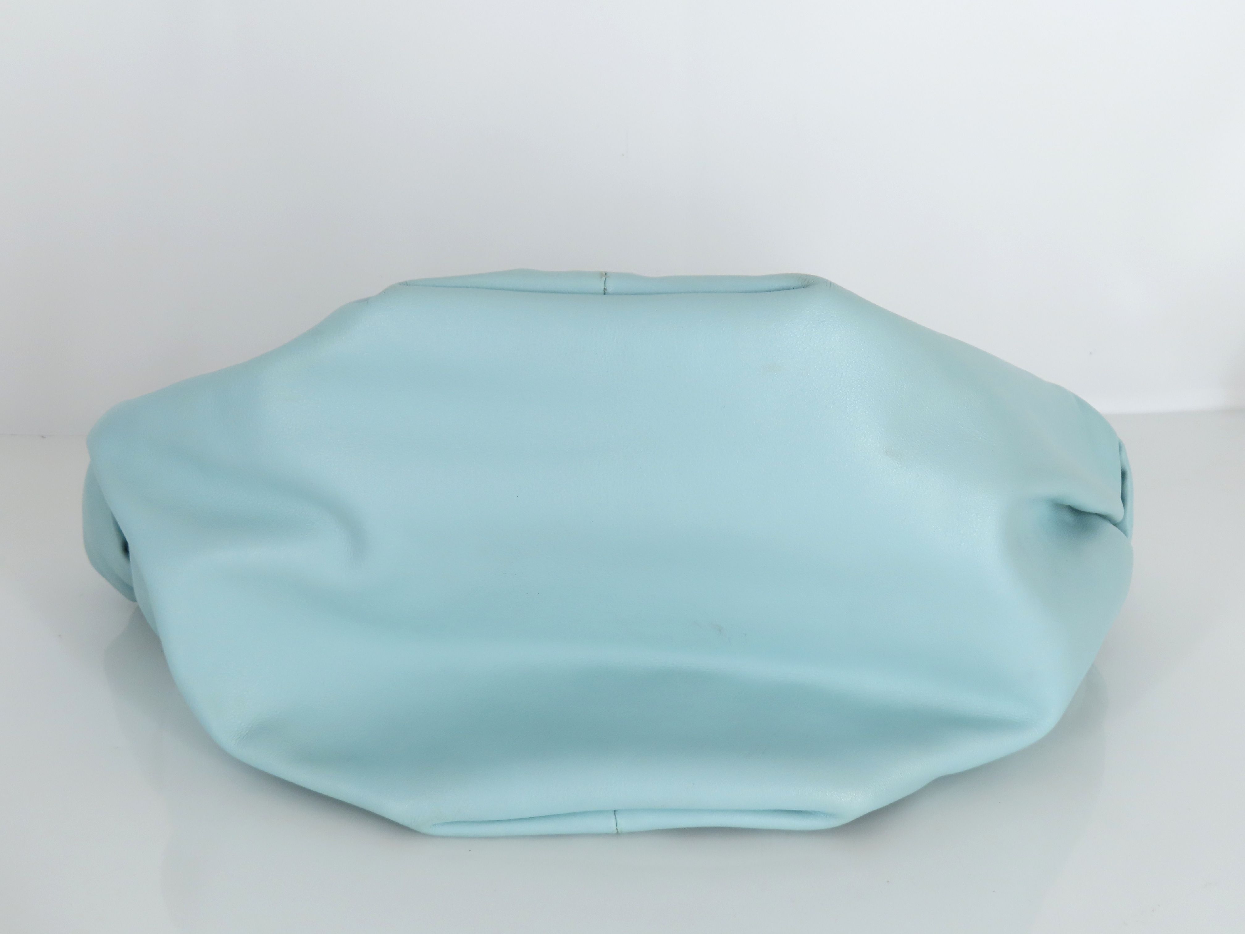 Double Knot Hobo Handbag, Blue — view 6