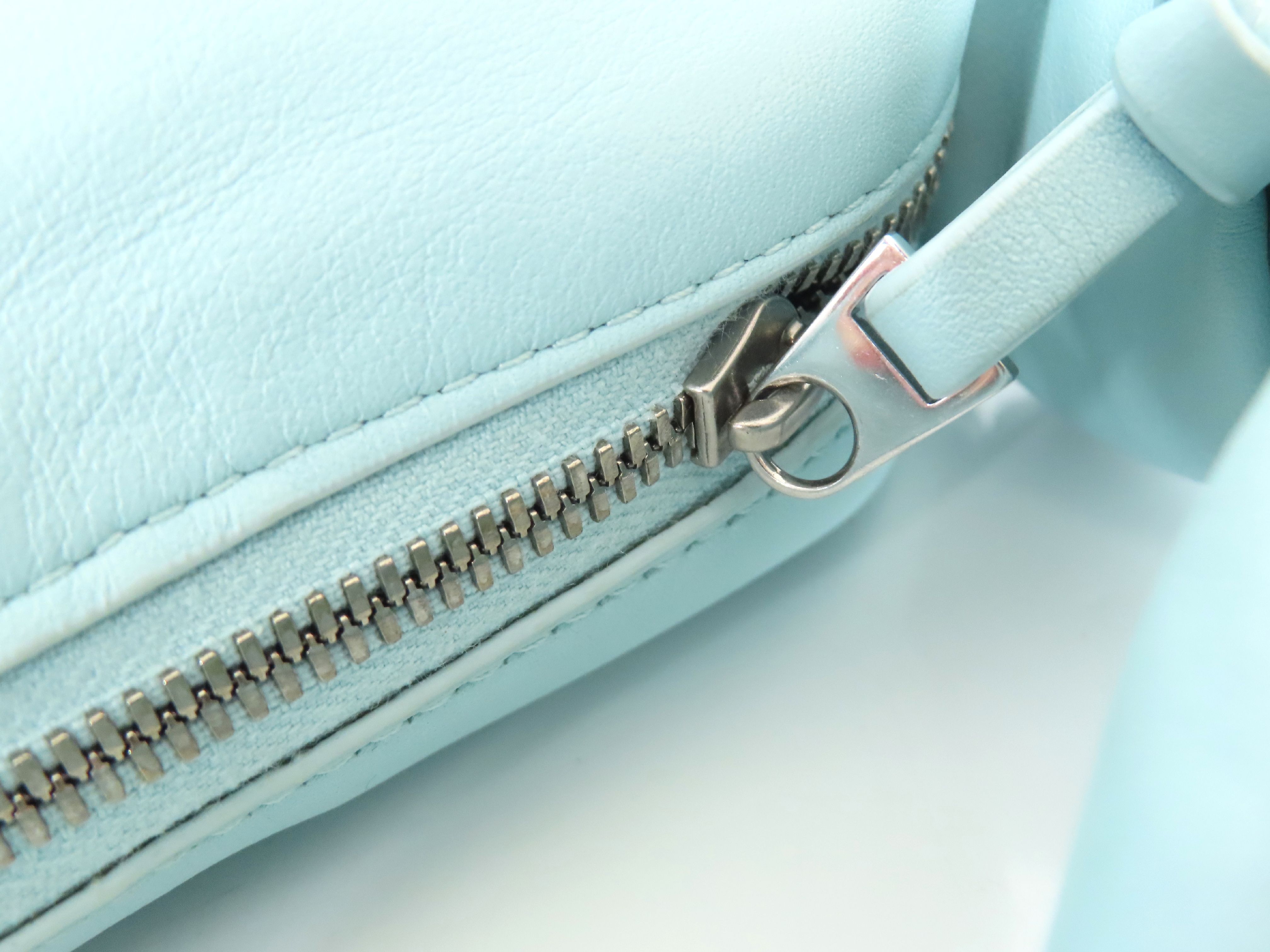 Double Knot Hobo Handbag, Blue — view 7