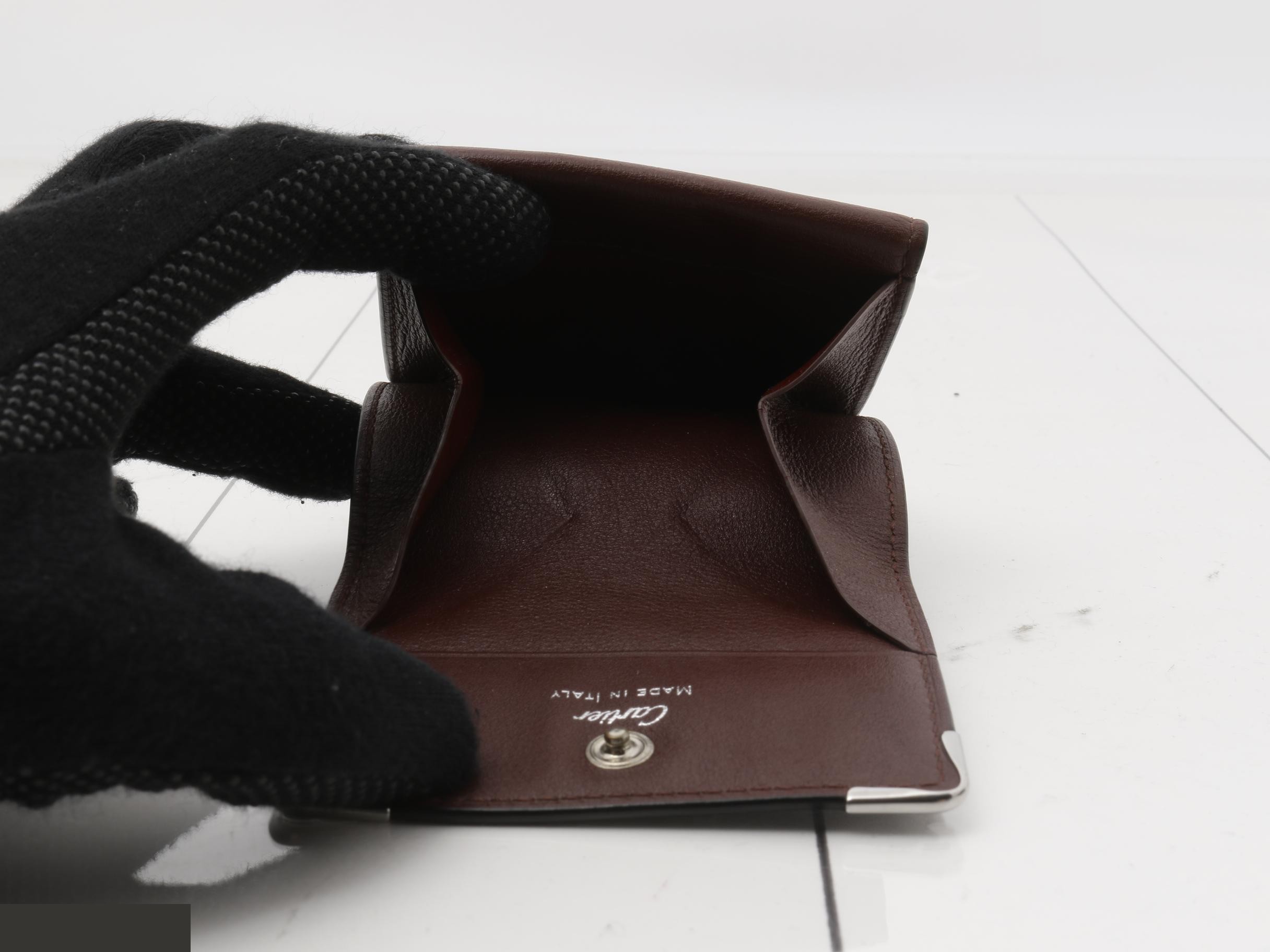 Mustline Leather Coin Case, Black — view 4