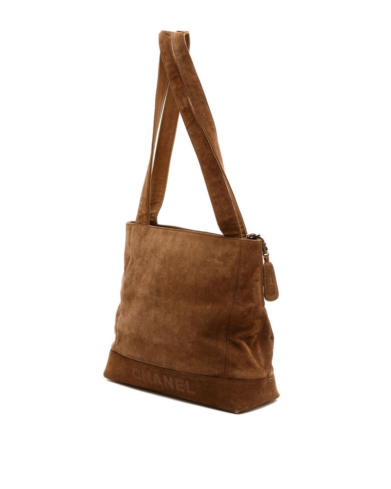 CC Suede Tote Bag — view 4