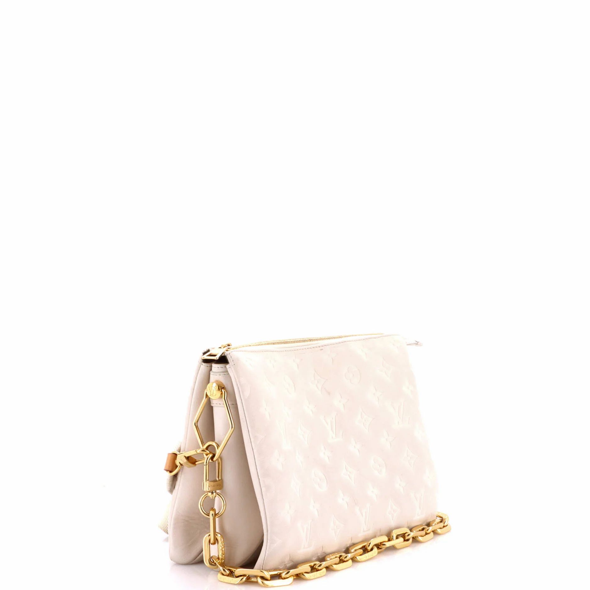 Coussin Bag Monogram Embossed Lambskin Pm — view 2